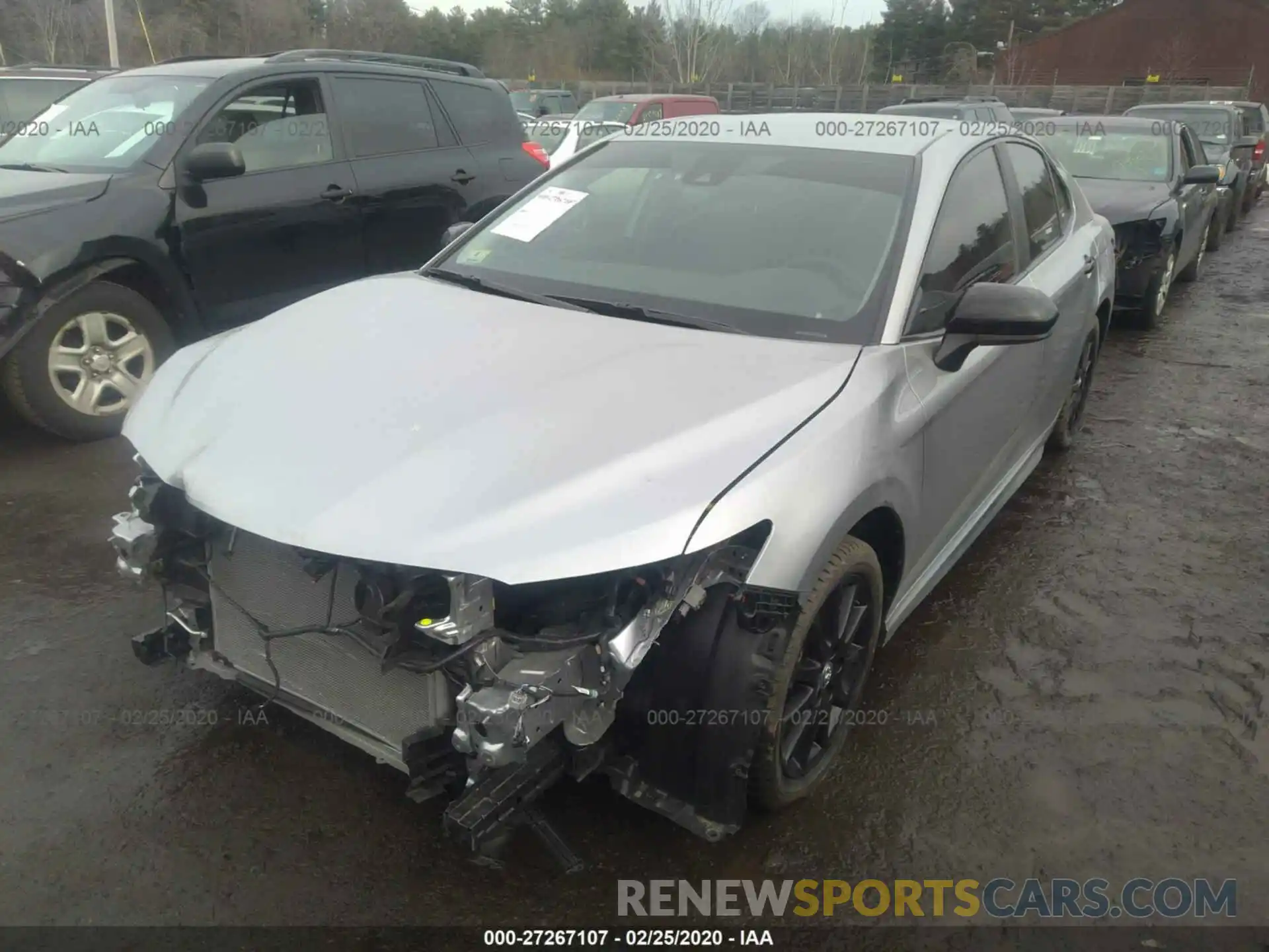 2 Photograph of a damaged car 4T1B11HK3KU248736 TOYOTA CAMRY 2019