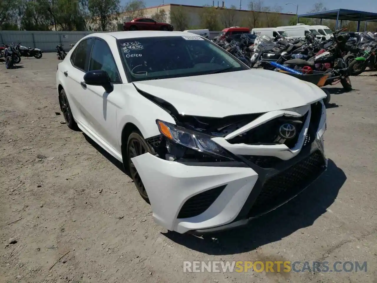 1 Photograph of a damaged car 4T1B11HK3KU248963 TOYOTA CAMRY 2019