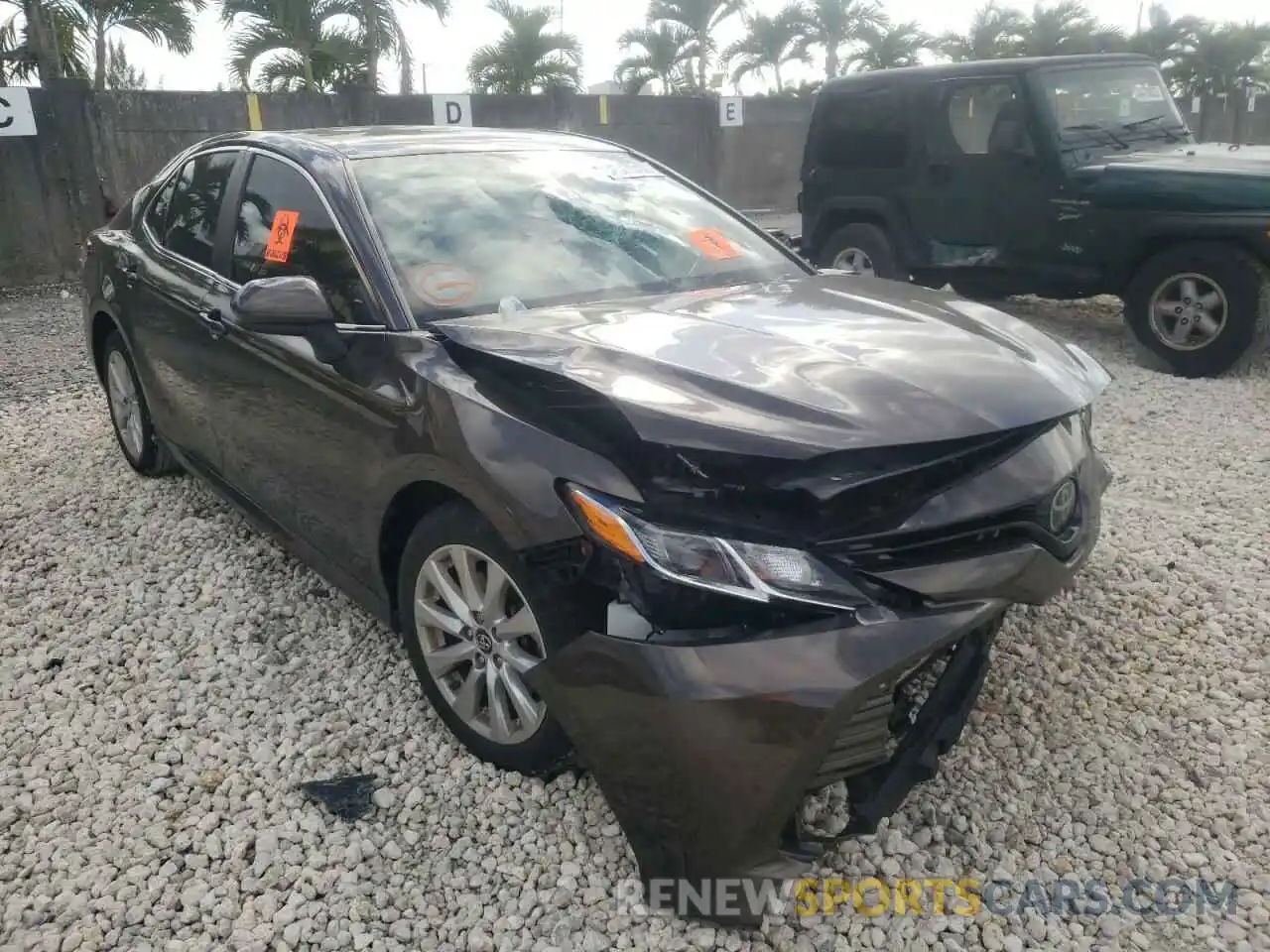 1 Photograph of a damaged car 4T1B11HK3KU249837 TOYOTA CAMRY 2019