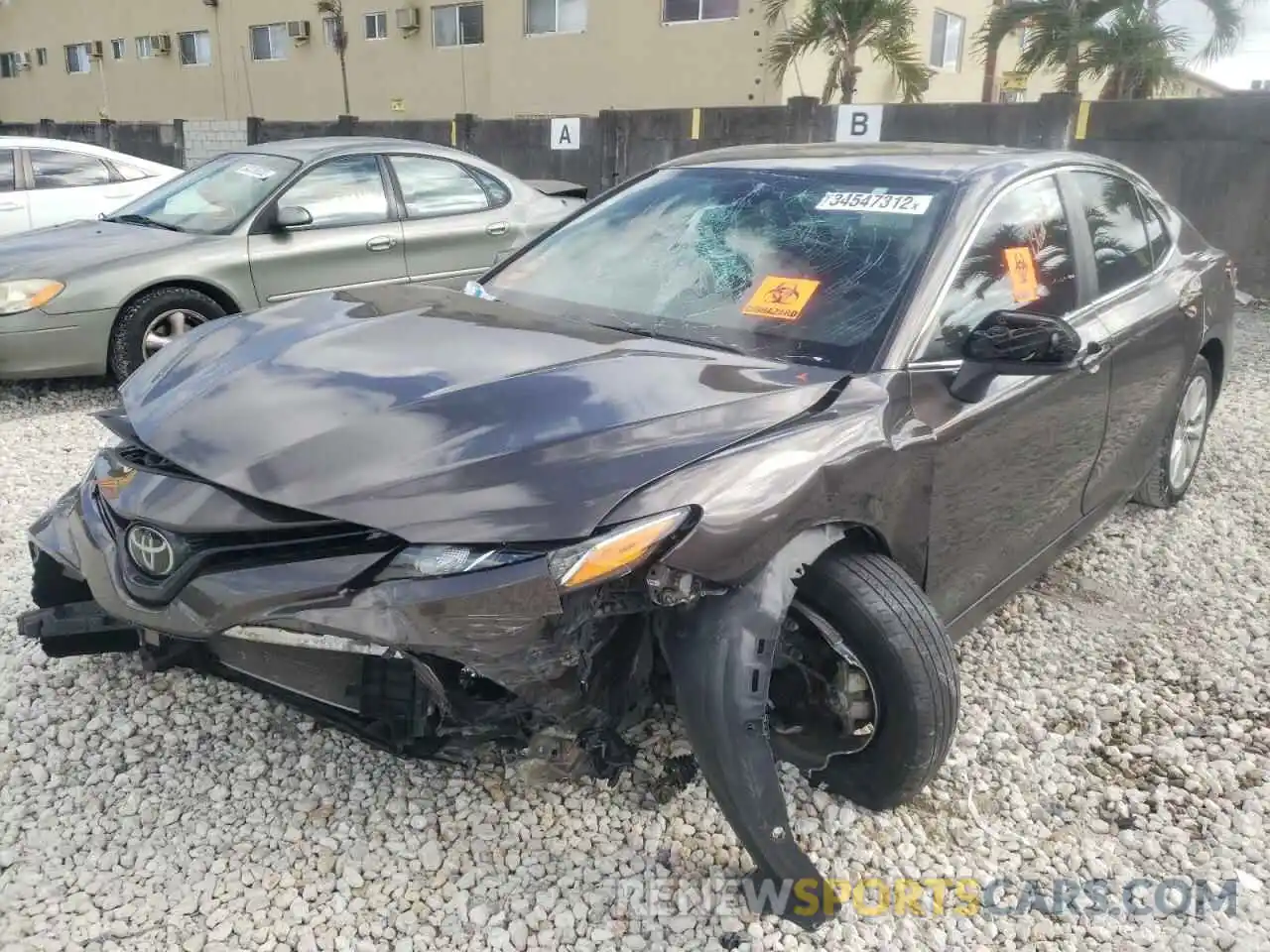 2 Photograph of a damaged car 4T1B11HK3KU249837 TOYOTA CAMRY 2019