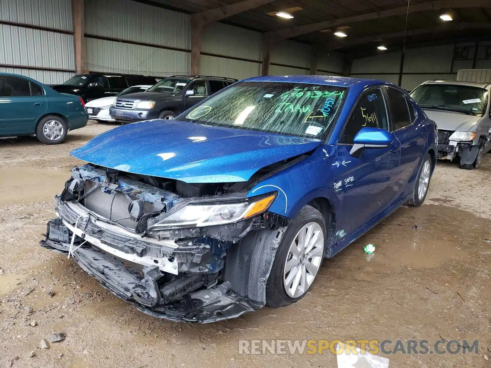 2 Photograph of a damaged car 4T1B11HK3KU251457 TOYOTA CAMRY 2019