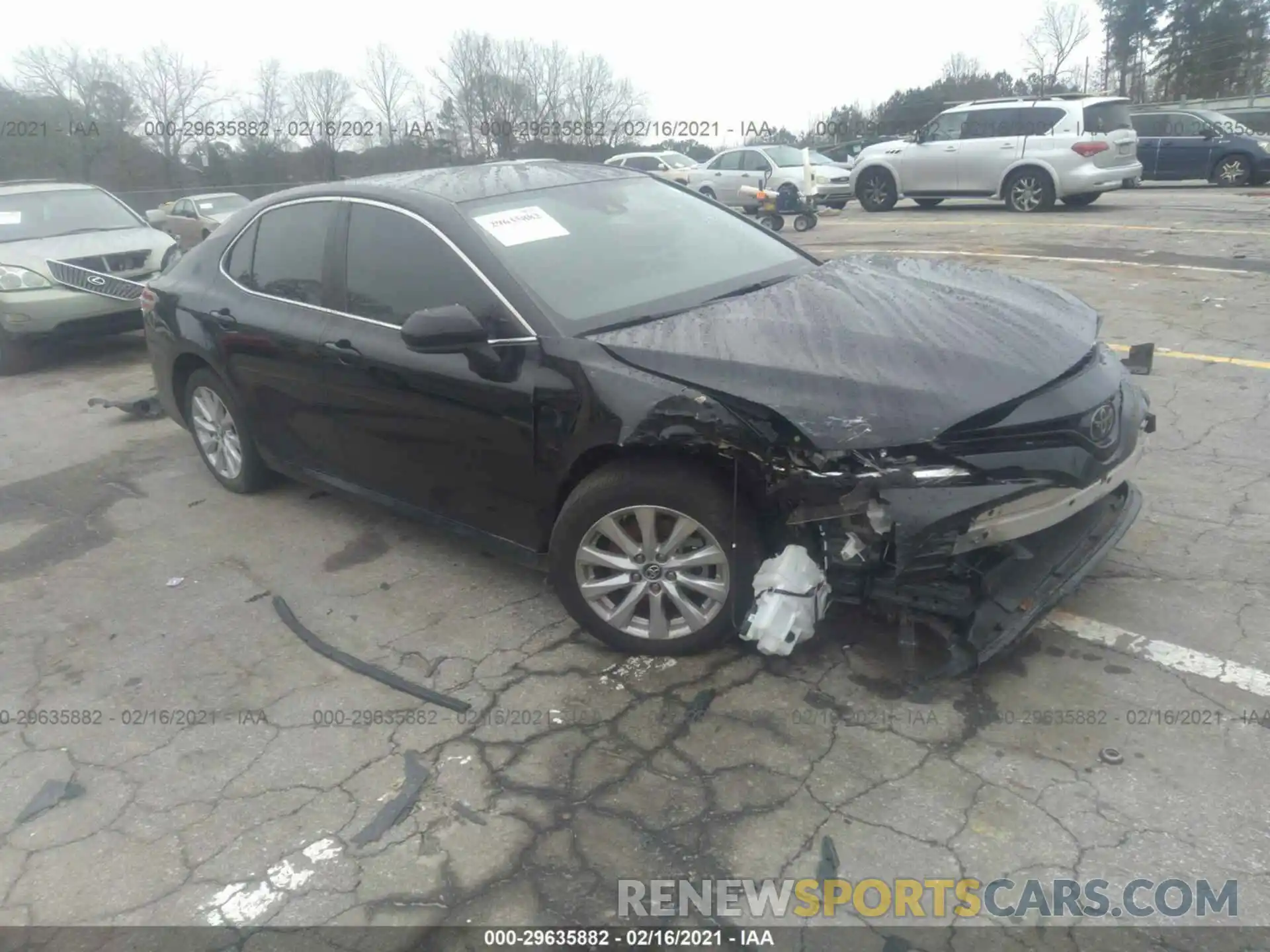 1 Photograph of a damaged car 4T1B11HK3KU251488 TOYOTA CAMRY 2019