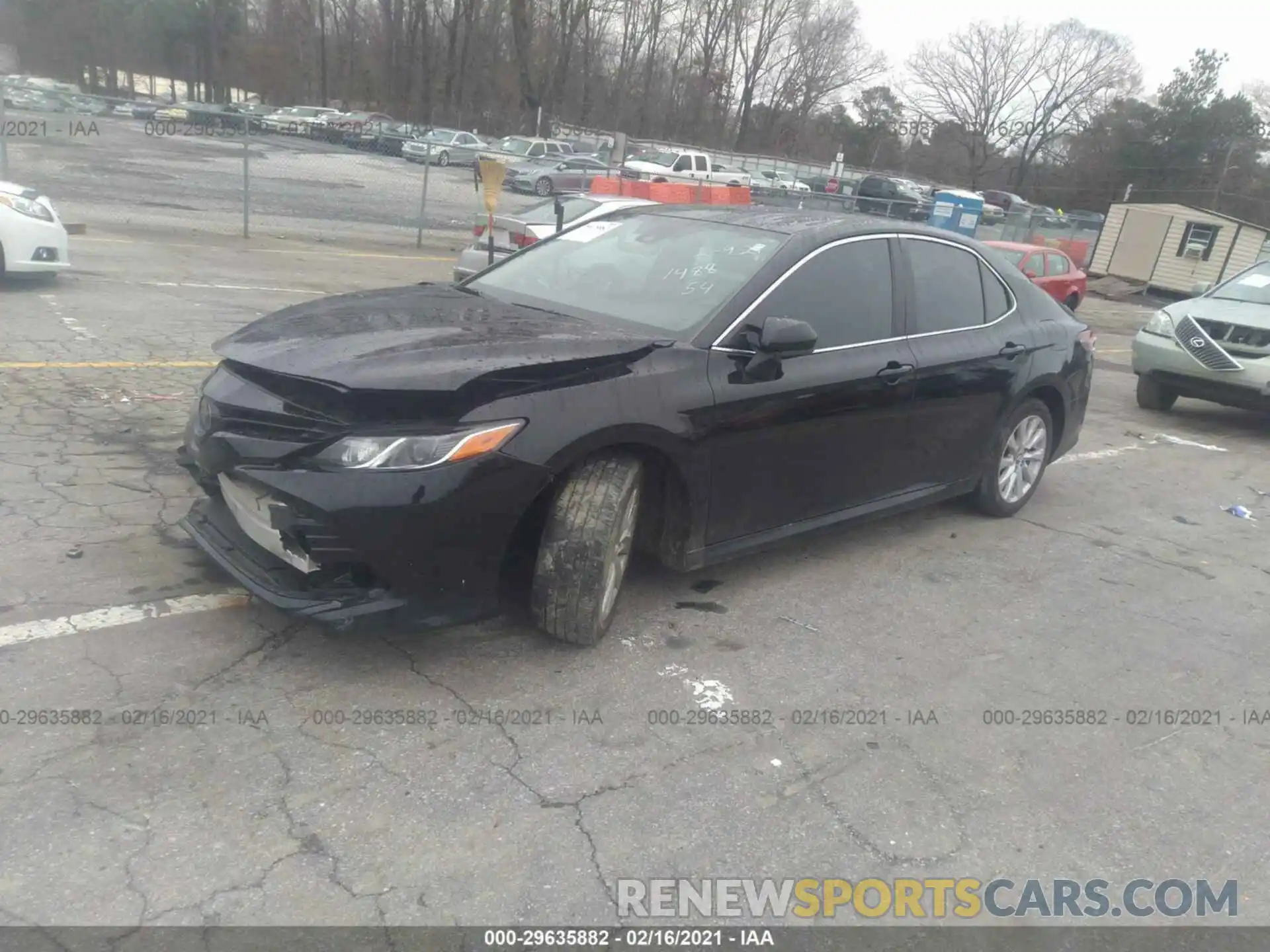 2 Photograph of a damaged car 4T1B11HK3KU251488 TOYOTA CAMRY 2019