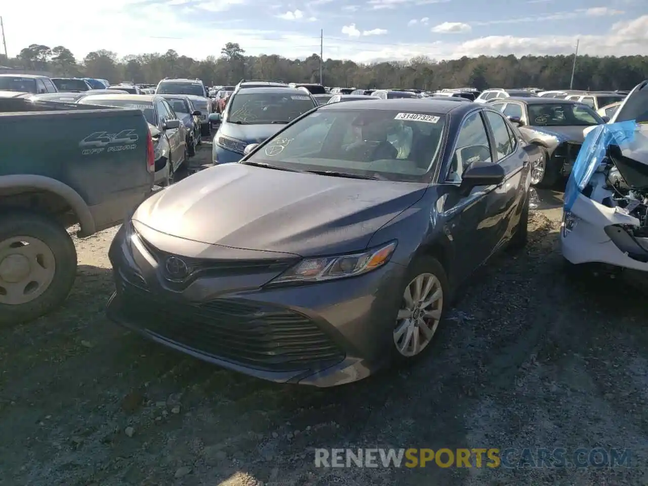 2 Photograph of a damaged car 4T1B11HK3KU251605 TOYOTA CAMRY 2019