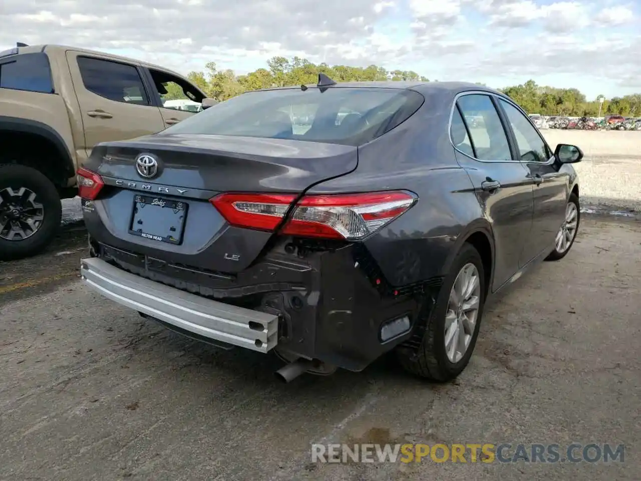 4 Photograph of a damaged car 4T1B11HK3KU251605 TOYOTA CAMRY 2019