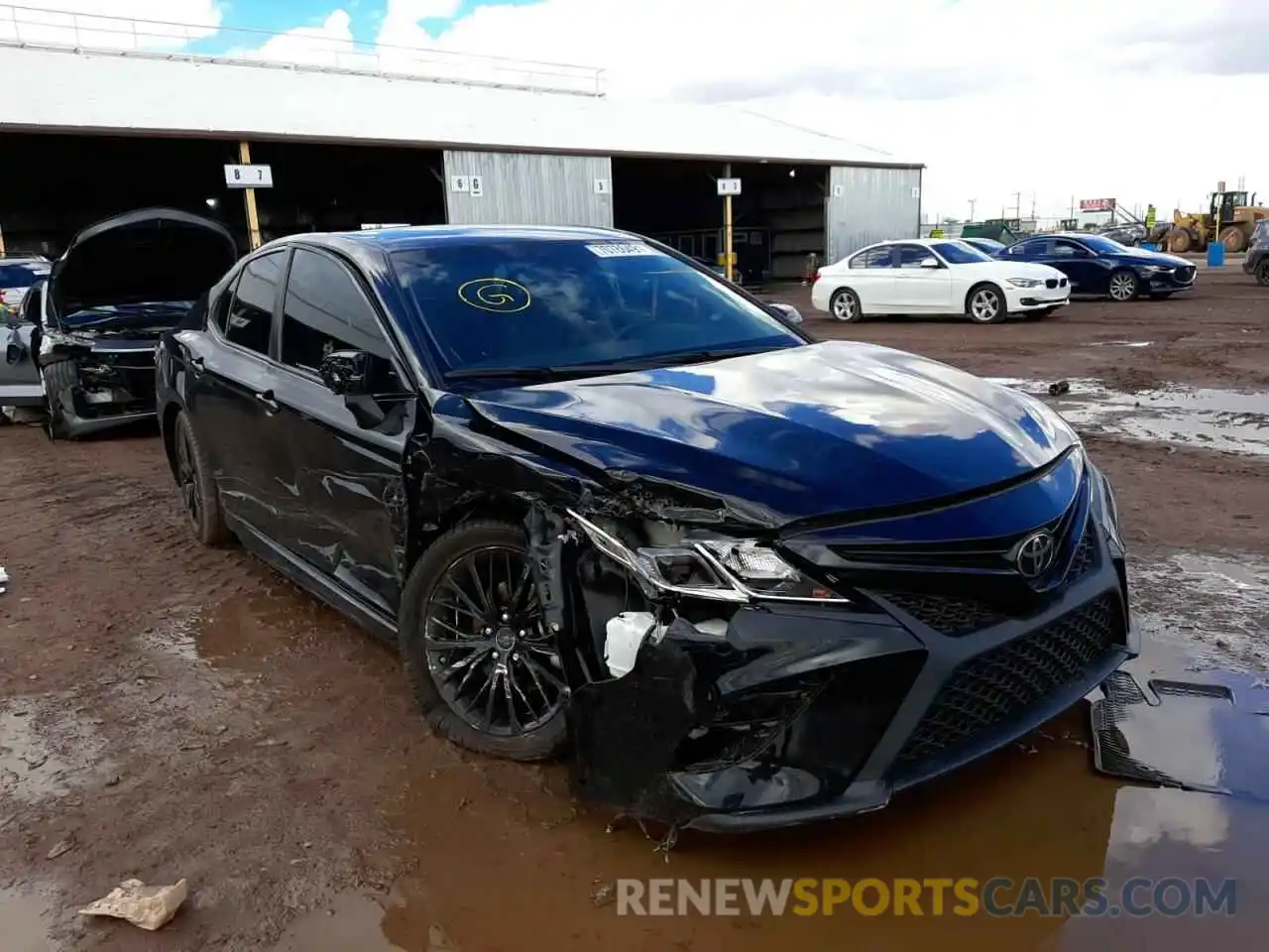 1 Photograph of a damaged car 4T1B11HK3KU251846 TOYOTA CAMRY 2019