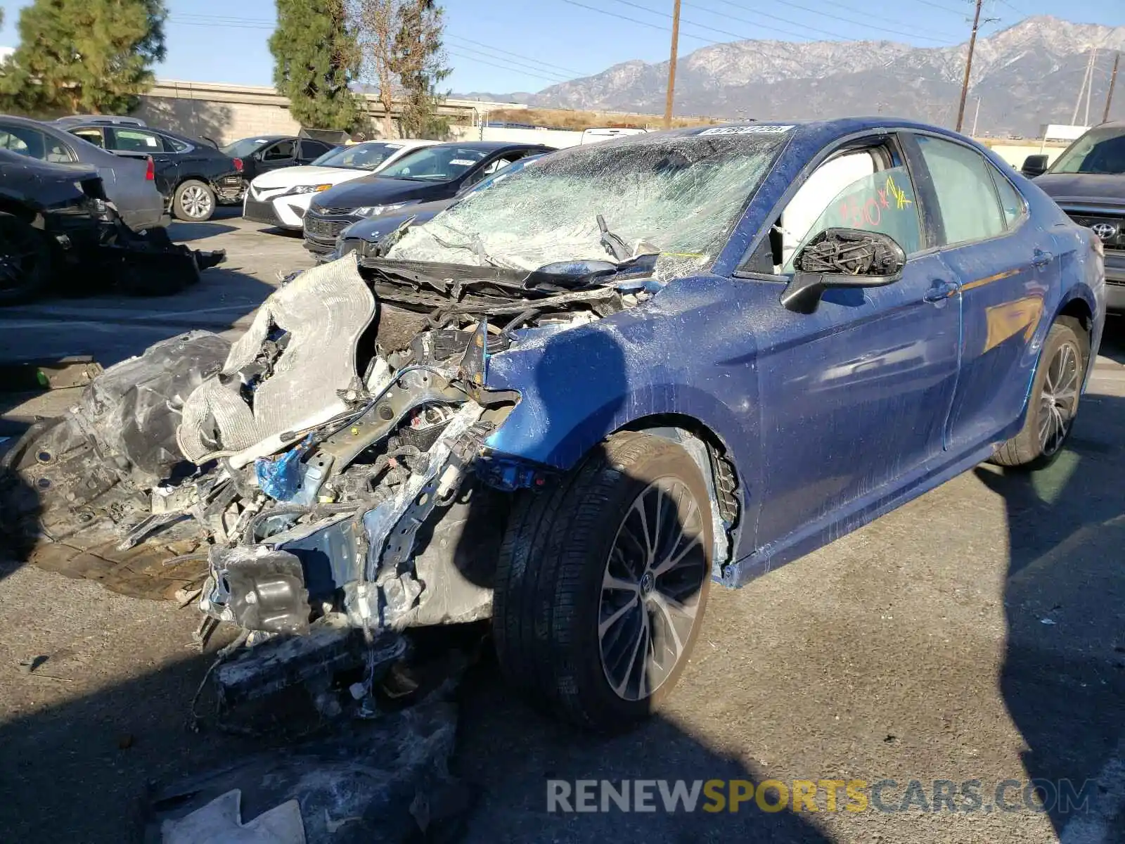 2 Photograph of a damaged car 4T1B11HK3KU252818 TOYOTA CAMRY 2019