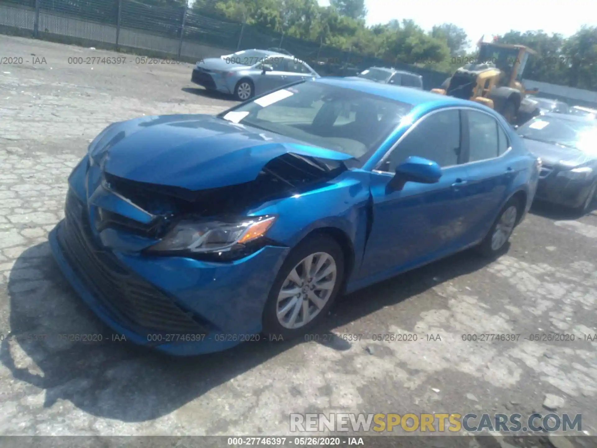 2 Photograph of a damaged car 4T1B11HK3KU254570 TOYOTA CAMRY 2019