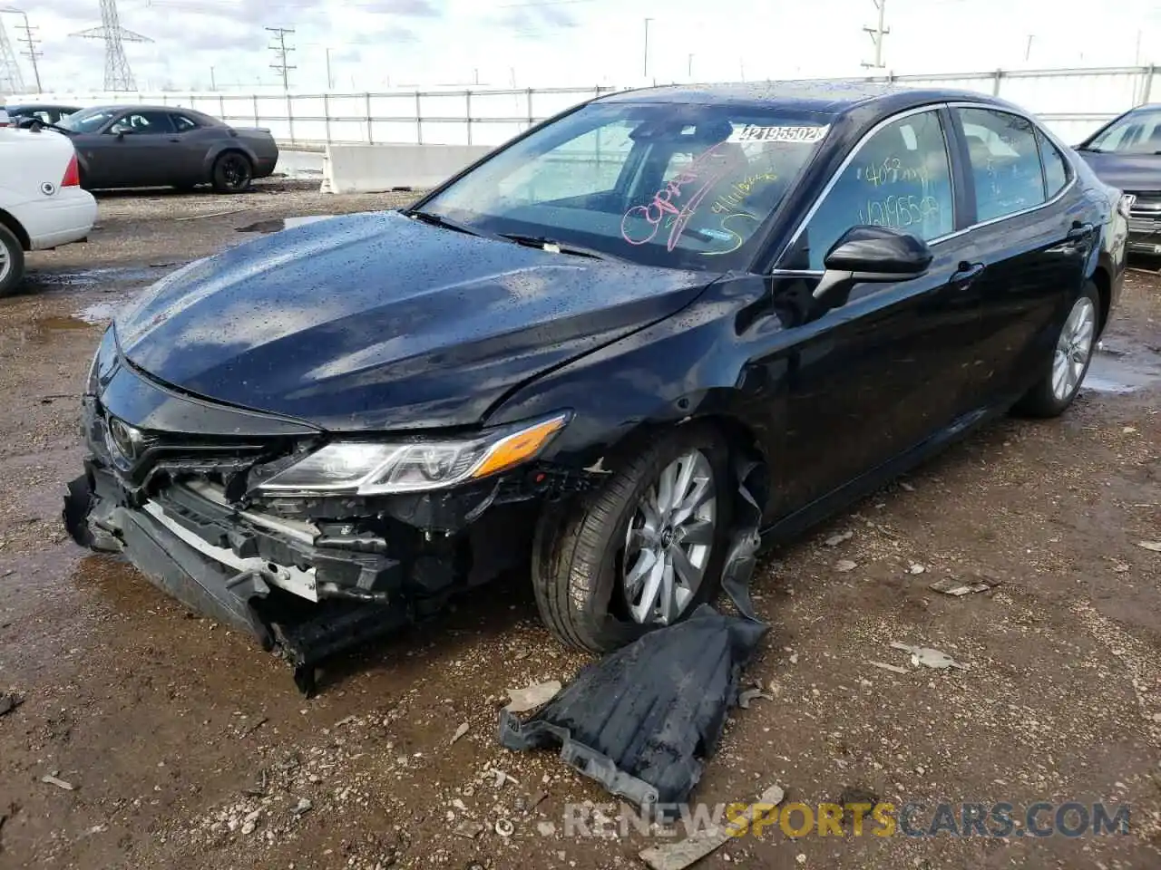 2 Photograph of a damaged car 4T1B11HK3KU254777 TOYOTA CAMRY 2019