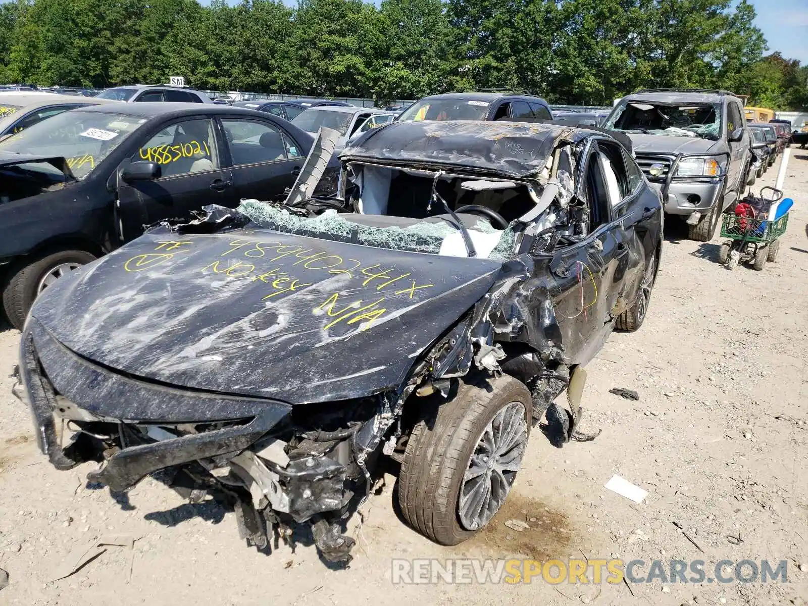 2 Photograph of a damaged car 4T1B11HK3KU256089 TOYOTA CAMRY 2019