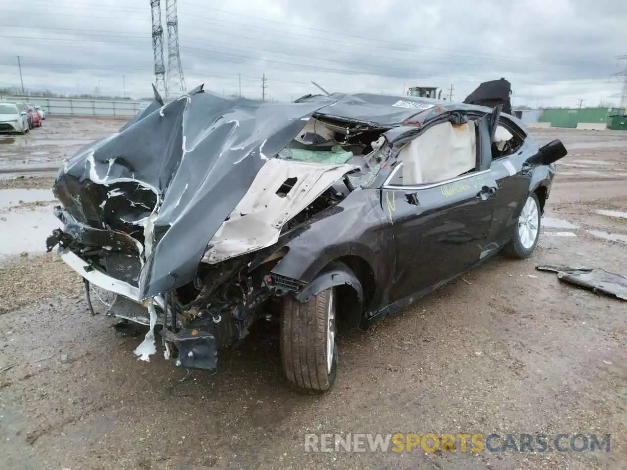 2 Photograph of a damaged car 4T1B11HK3KU256691 TOYOTA CAMRY 2019