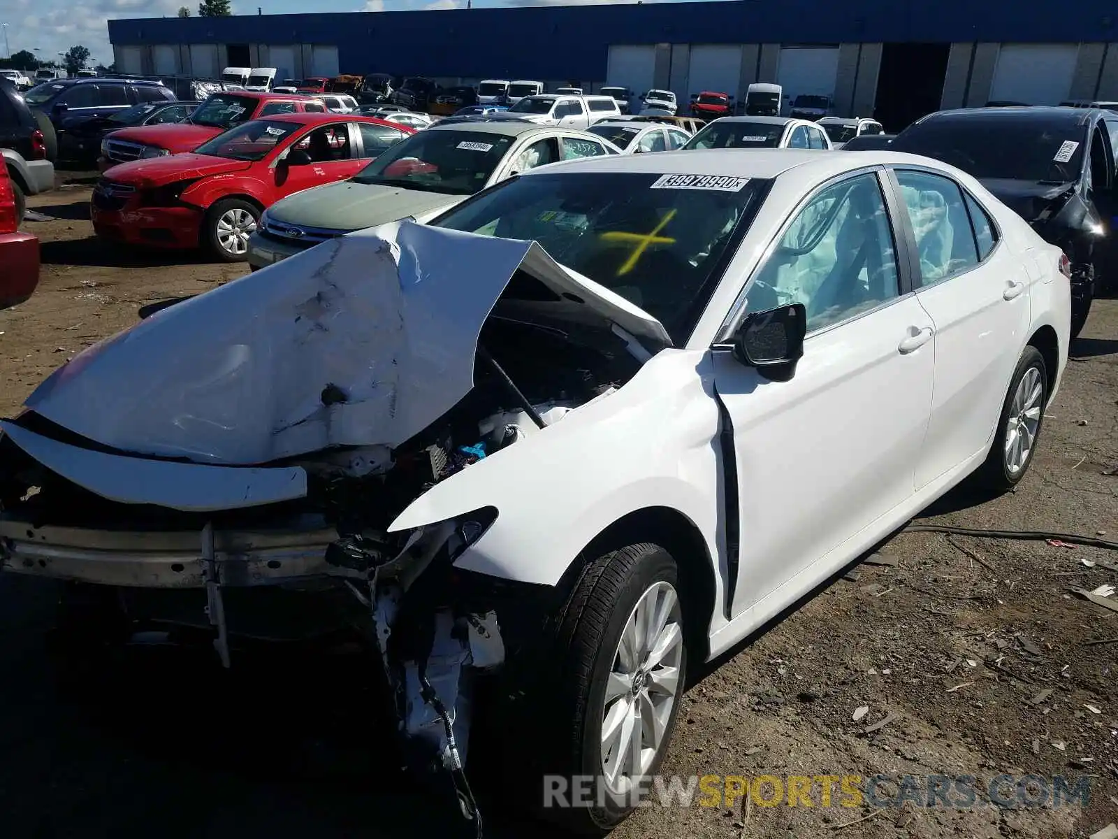 2 Photograph of a damaged car 4T1B11HK3KU258022 TOYOTA CAMRY 2019