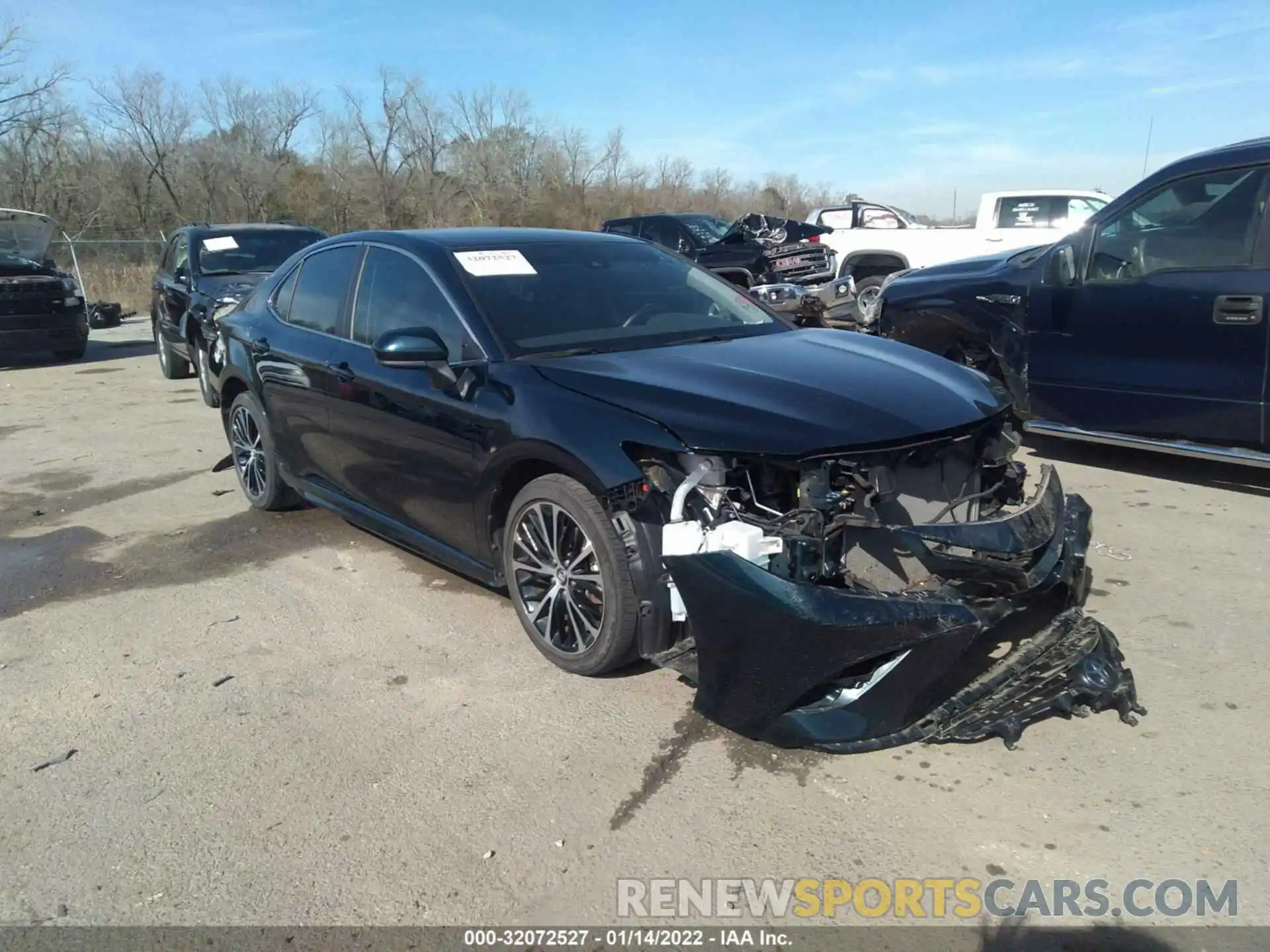 1 Photograph of a damaged car 4T1B11HK3KU258361 TOYOTA CAMRY 2019