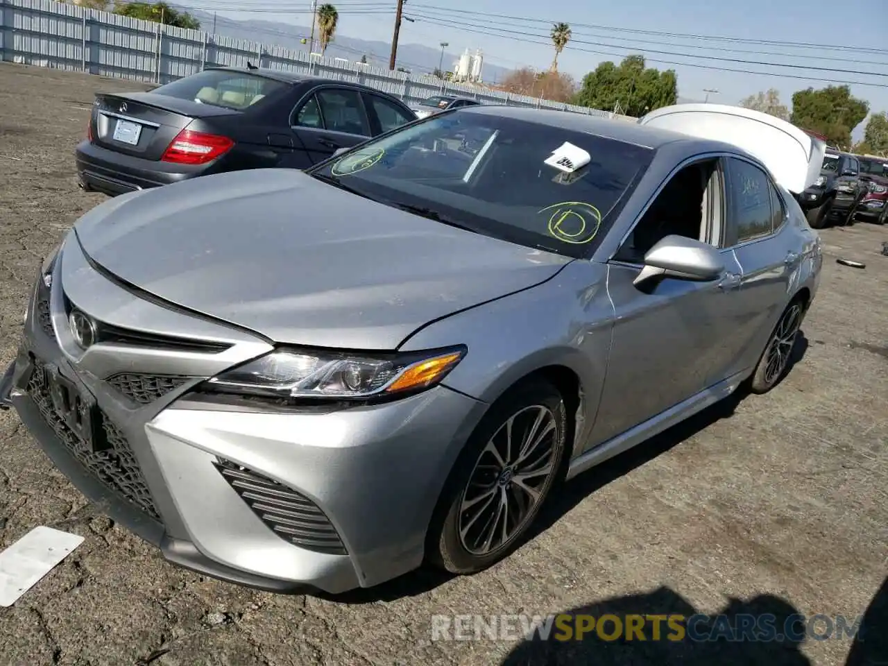 2 Photograph of a damaged car 4T1B11HK3KU258571 TOYOTA CAMRY 2019