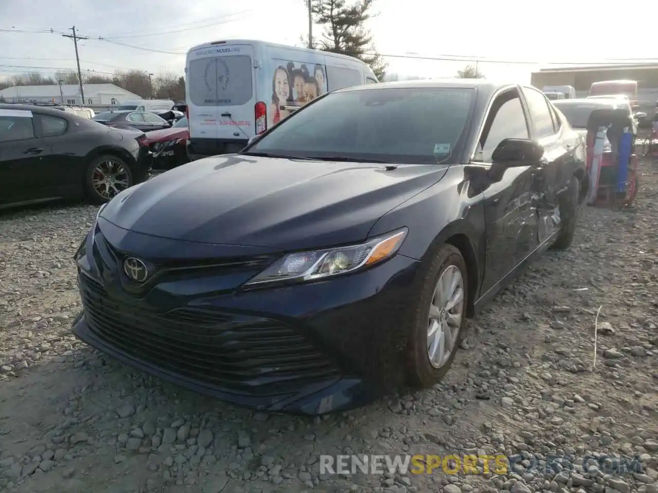 2 Photograph of a damaged car 4T1B11HK3KU258716 TOYOTA CAMRY 2019