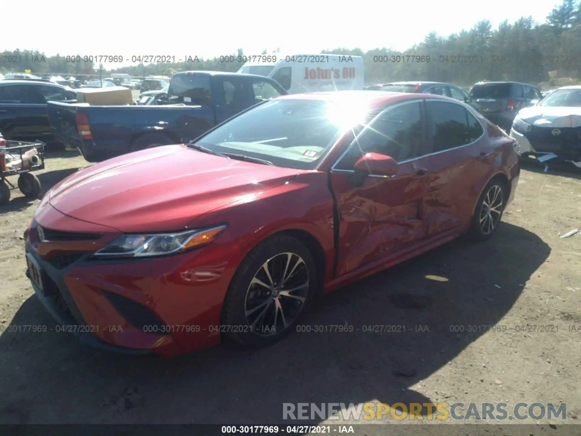 2 Photograph of a damaged car 4T1B11HK3KU259400 TOYOTA CAMRY 2019