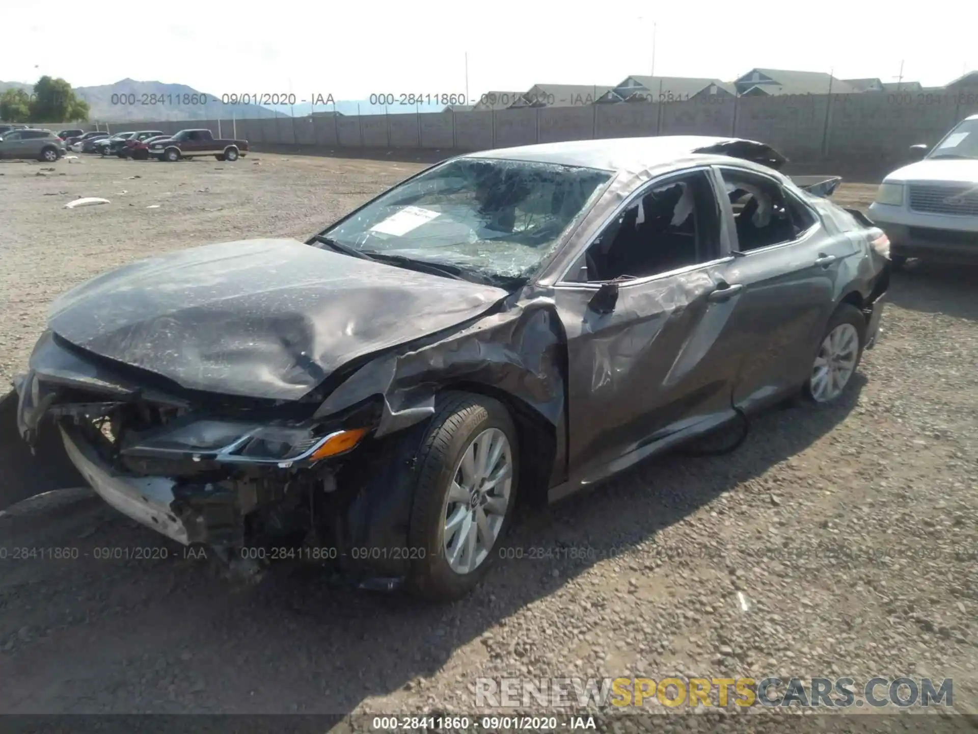 2 Photograph of a damaged car 4T1B11HK3KU260515 TOYOTA CAMRY 2019