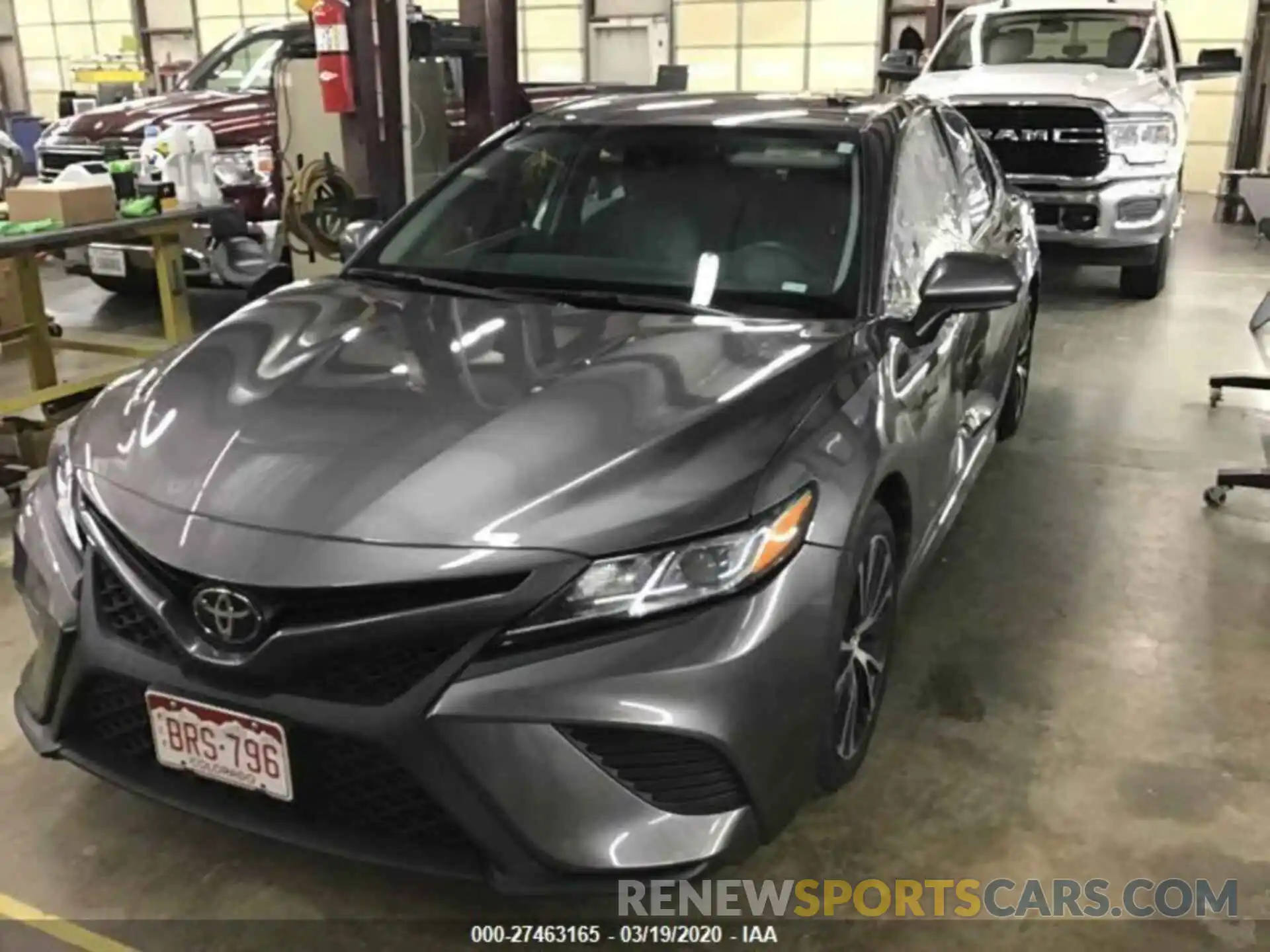 1 Photograph of a damaged car 4T1B11HK3KU260742 TOYOTA CAMRY 2019