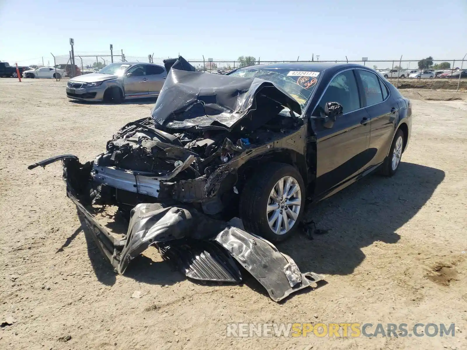 2 Photograph of a damaged car 4T1B11HK3KU262281 TOYOTA CAMRY 2019