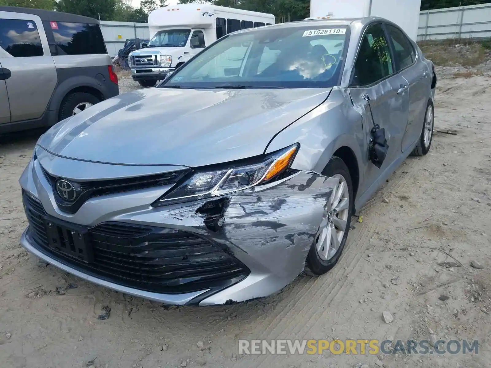 2 Photograph of a damaged car 4T1B11HK3KU262703 TOYOTA CAMRY 2019