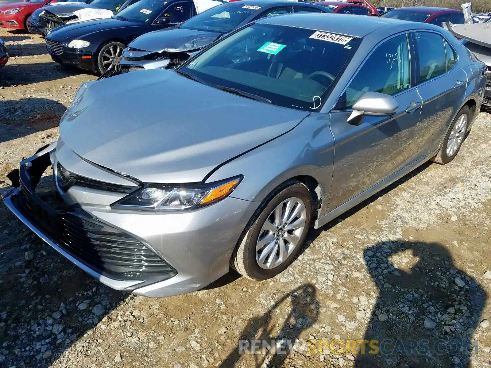 2 Photograph of a damaged car 4T1B11HK3KU263236 TOYOTA CAMRY 2019