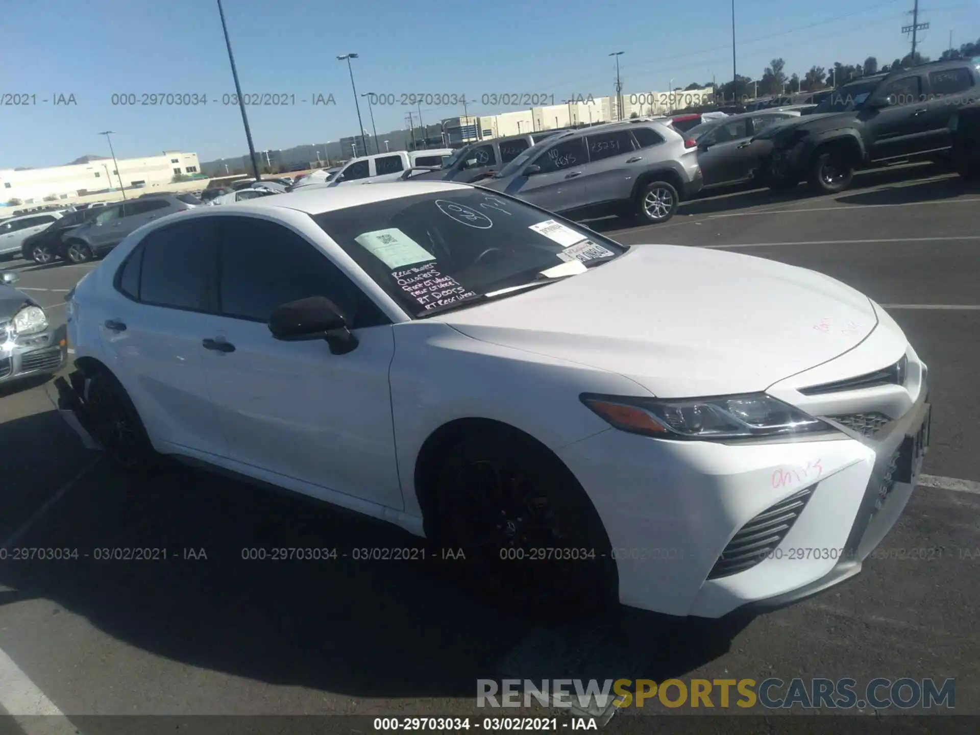 1 Photograph of a damaged car 4T1B11HK3KU264211 TOYOTA CAMRY 2019