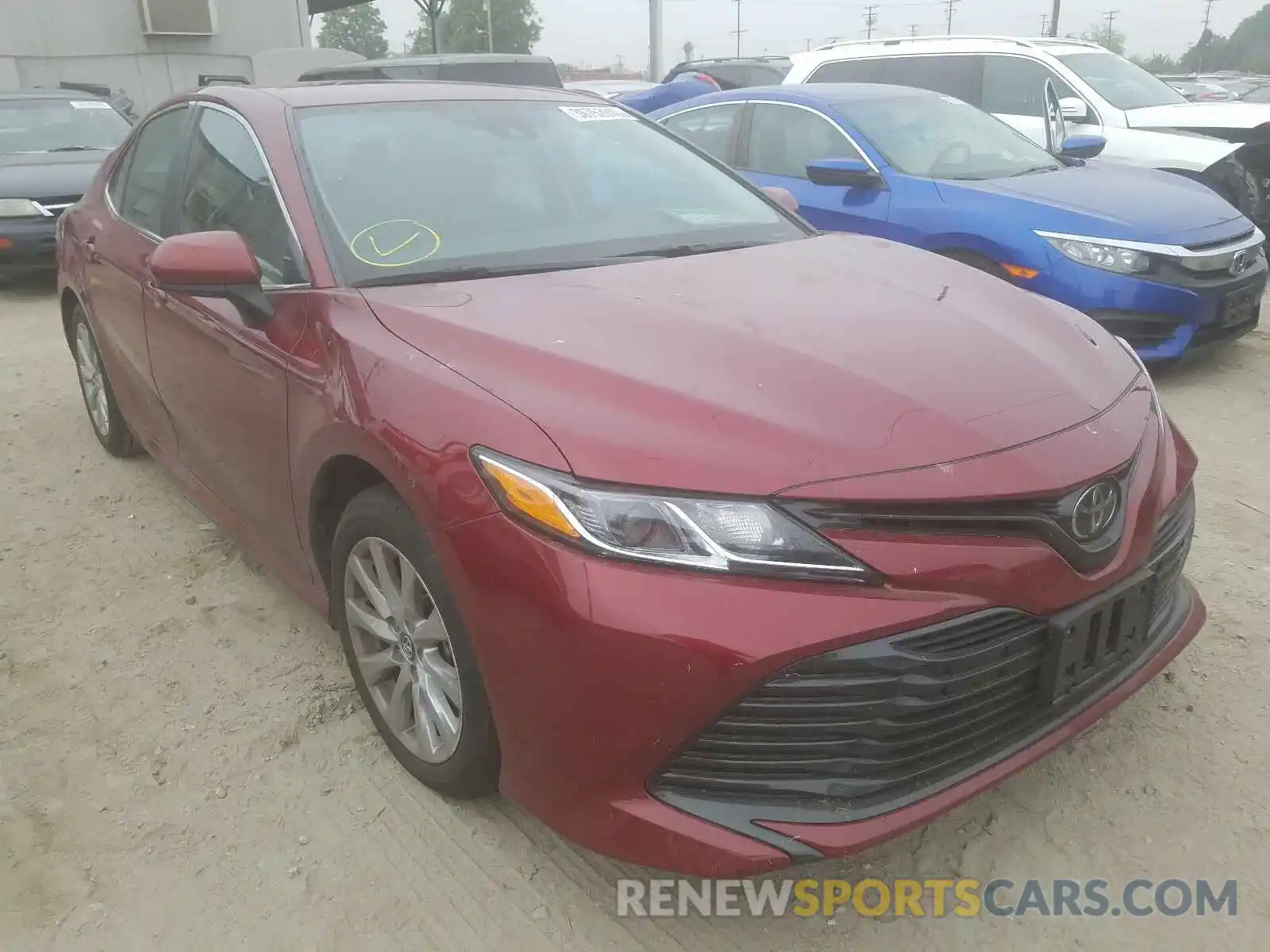 1 Photograph of a damaged car 4T1B11HK3KU266508 TOYOTA CAMRY 2019