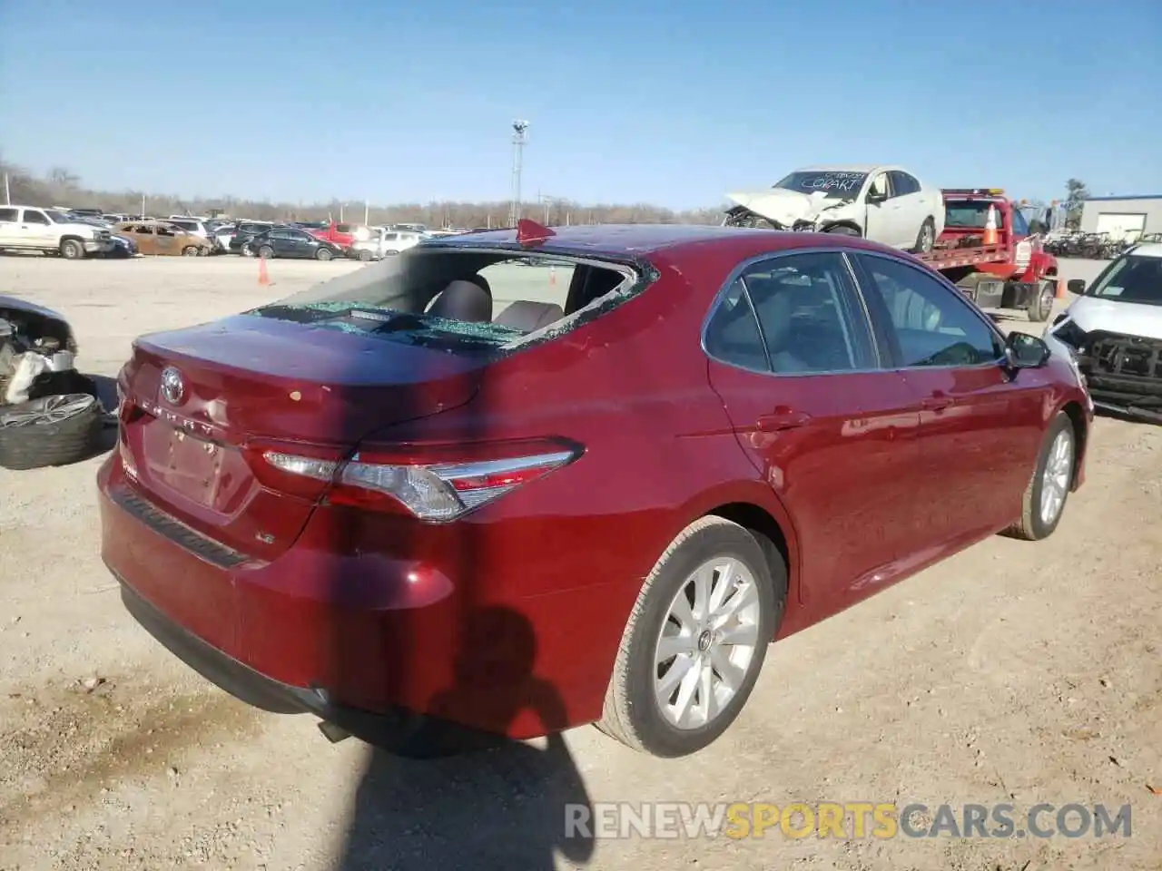 4 Photograph of a damaged car 4T1B11HK3KU266573 TOYOTA CAMRY 2019