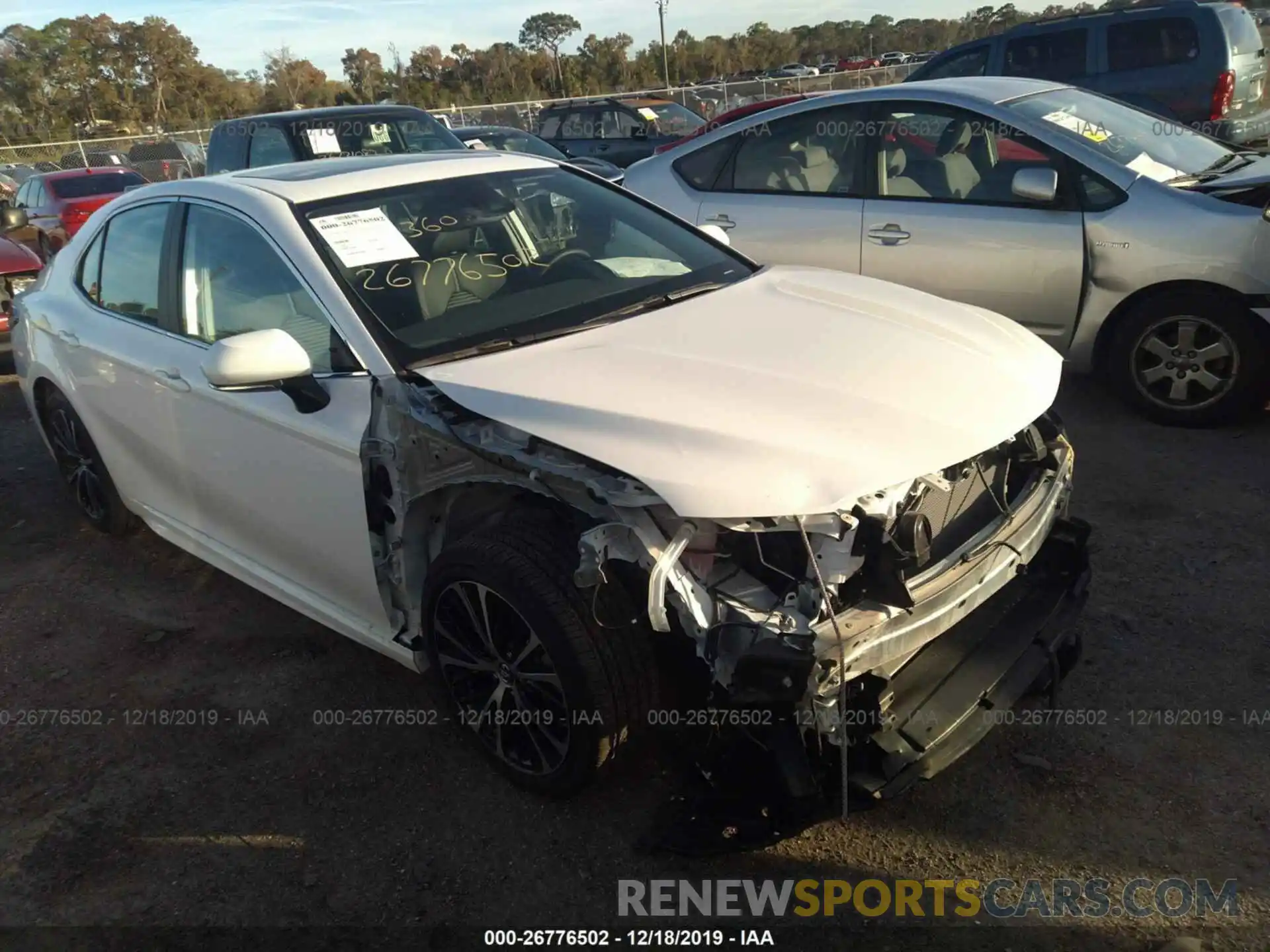 1 Photograph of a damaged car 4T1B11HK3KU267013 TOYOTA CAMRY 2019