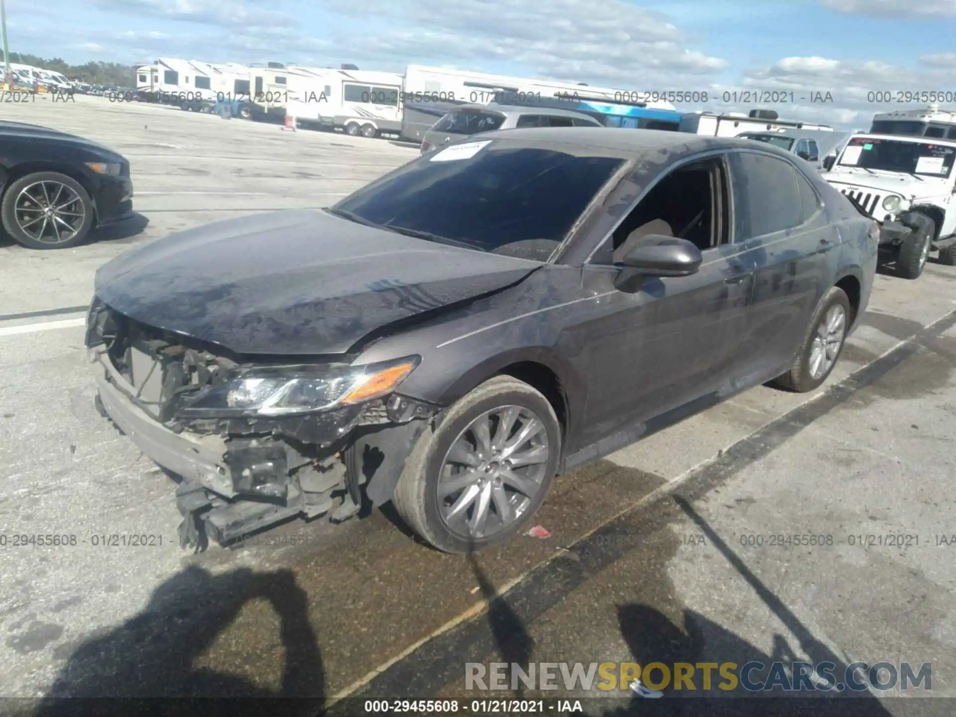 2 Photograph of a damaged car 4T1B11HK3KU267819 TOYOTA CAMRY 2019