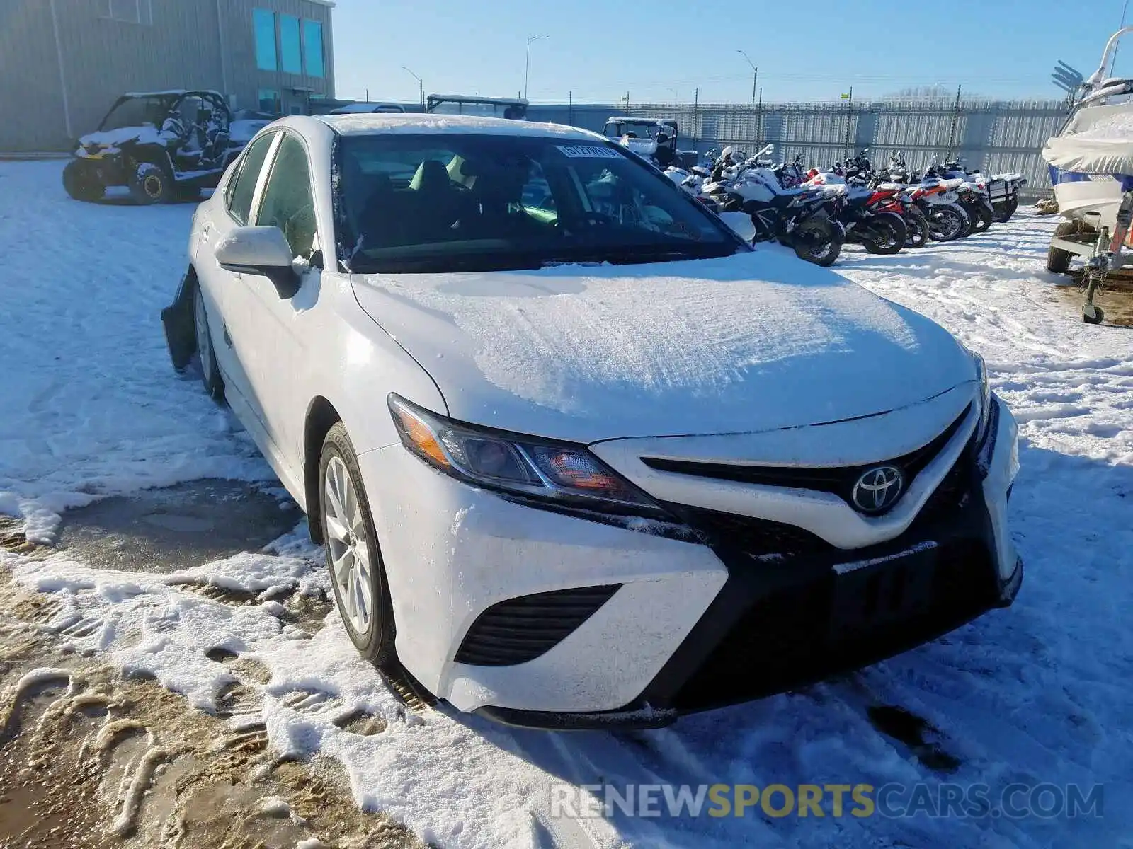 1 Photograph of a damaged car 4T1B11HK3KU270008 TOYOTA CAMRY 2019