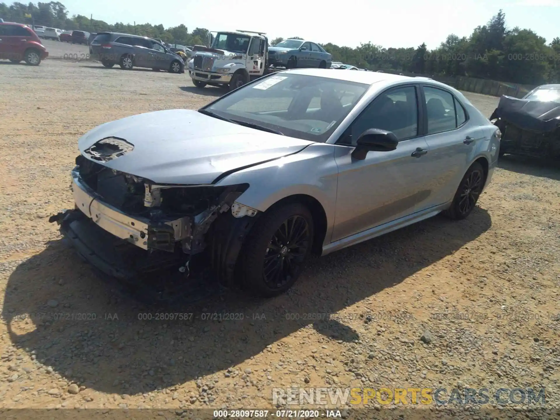 2 Photograph of a damaged car 4T1B11HK3KU270820 TOYOTA CAMRY 2019