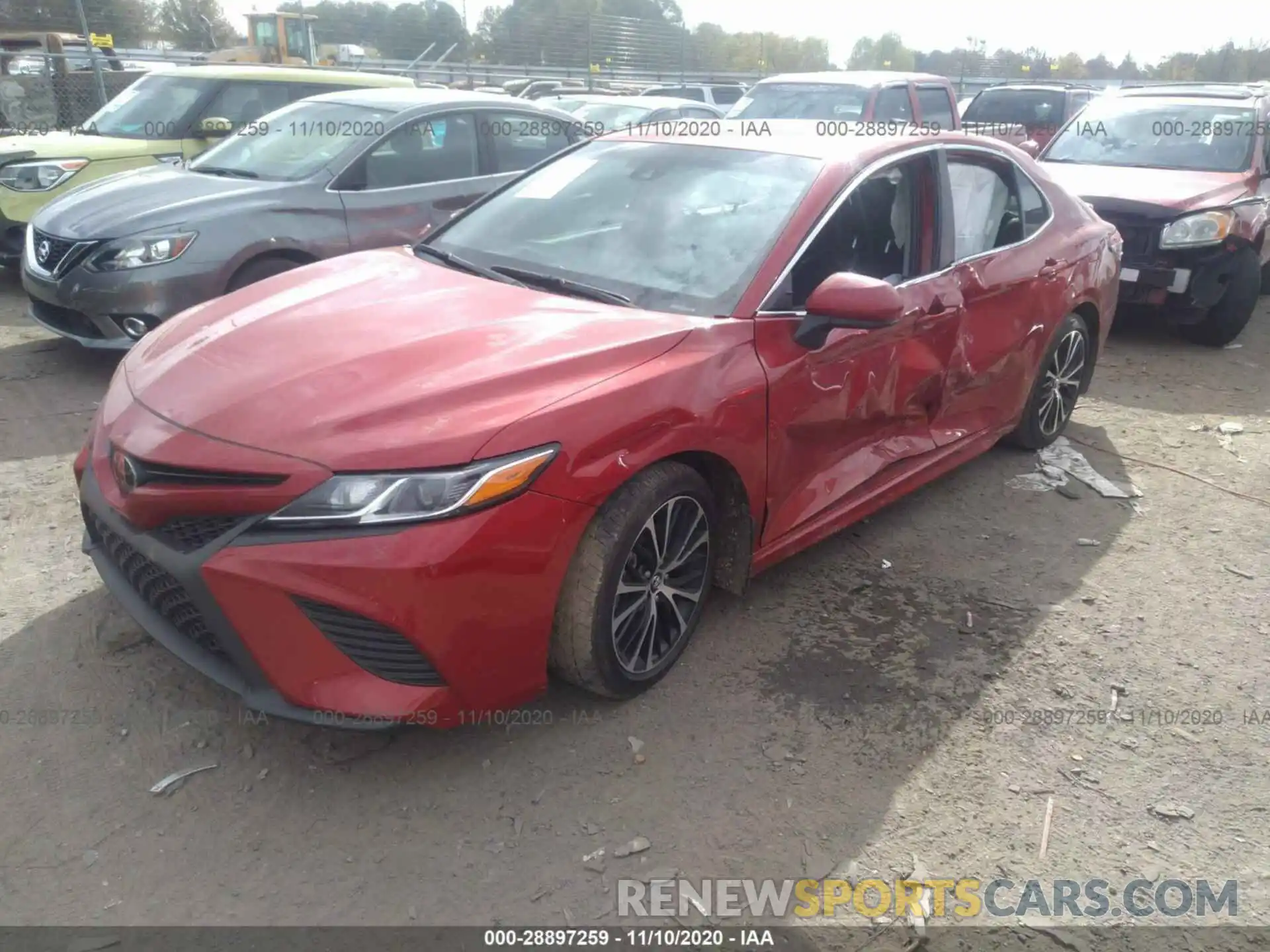 2 Photograph of a damaged car 4T1B11HK3KU272728 TOYOTA CAMRY 2019