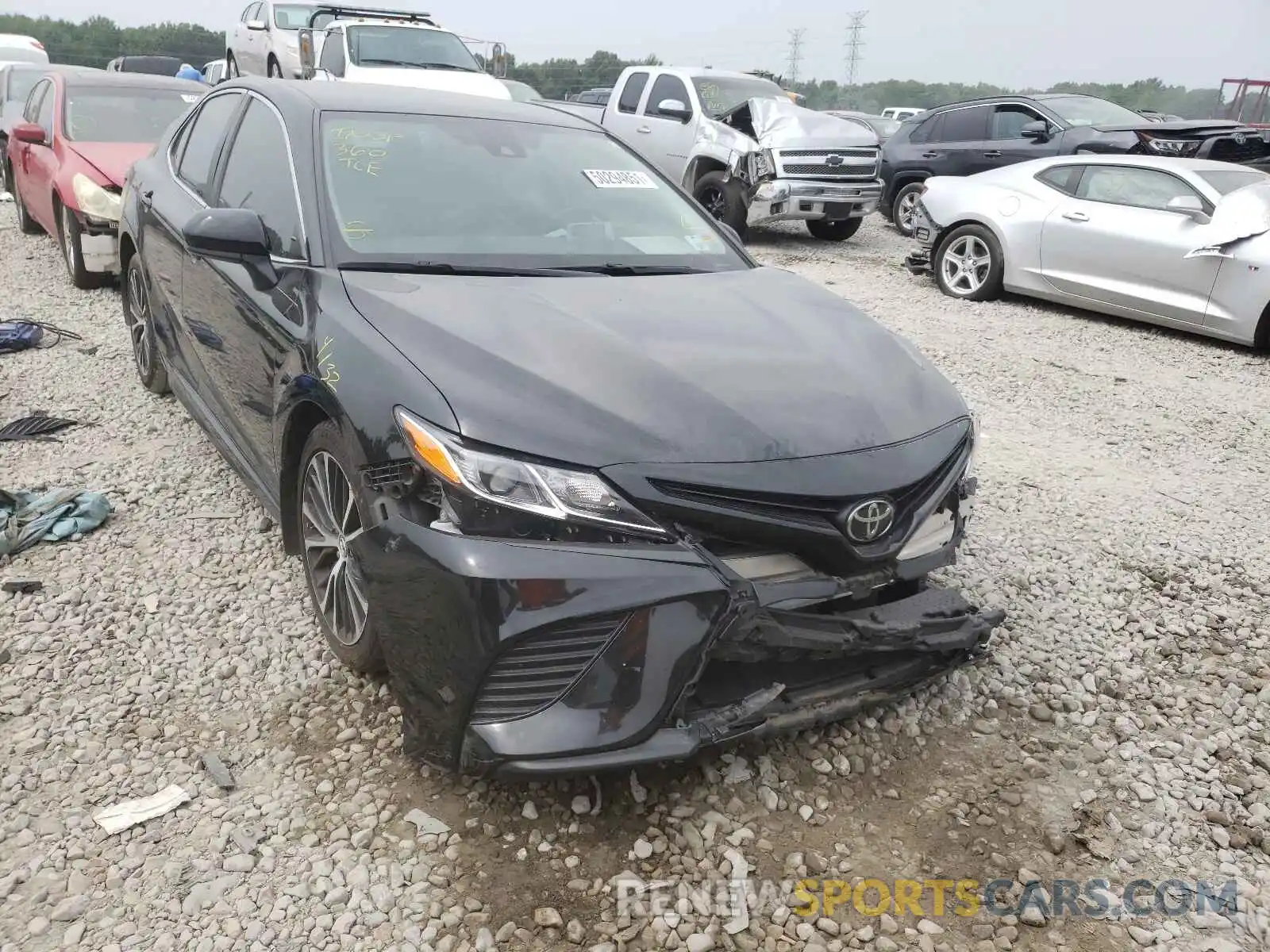 1 Photograph of a damaged car 4T1B11HK3KU274379 TOYOTA CAMRY 2019