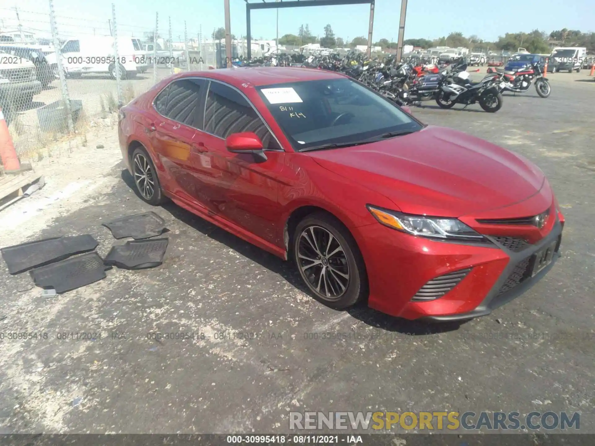 1 Photograph of a damaged car 4T1B11HK3KU278822 TOYOTA CAMRY 2019