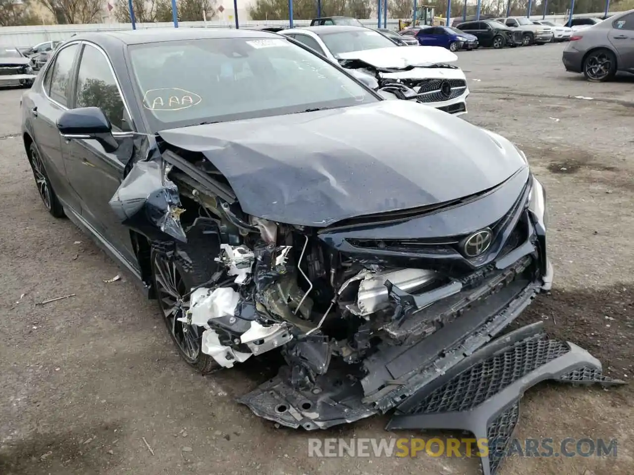 1 Photograph of a damaged car 4T1B11HK3KU279730 TOYOTA CAMRY 2019