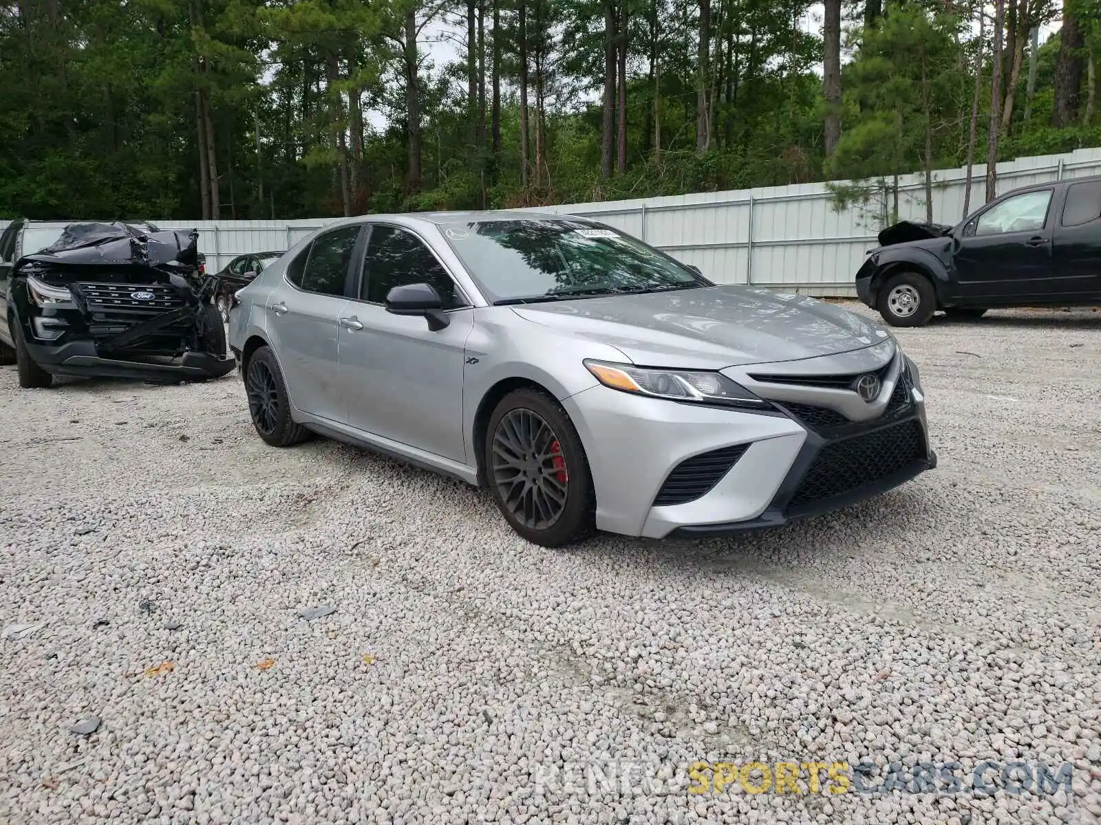 1 Photograph of a damaged car 4T1B11HK3KU281848 TOYOTA CAMRY 2019