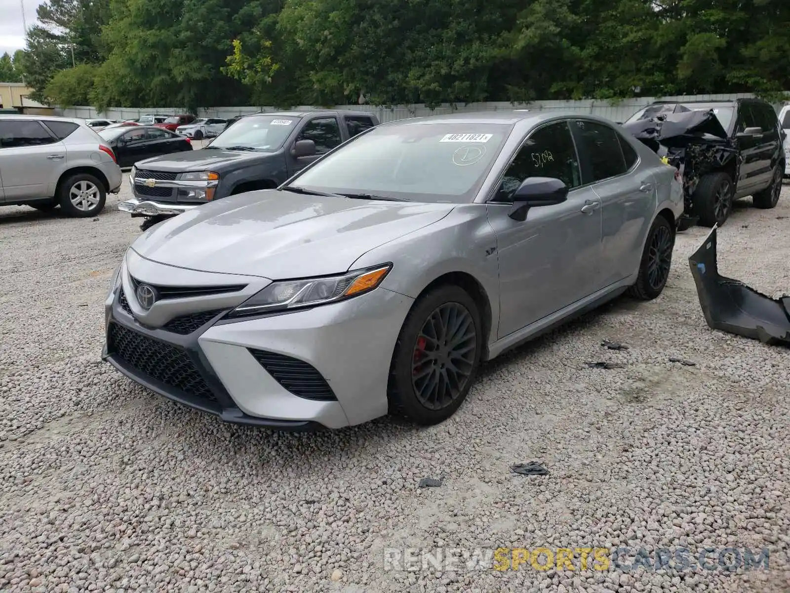 2 Photograph of a damaged car 4T1B11HK3KU281848 TOYOTA CAMRY 2019