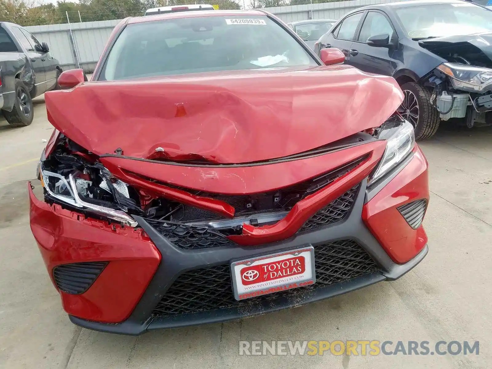 9 Photograph of a damaged car 4T1B11HK3KU282031 TOYOTA CAMRY 2019