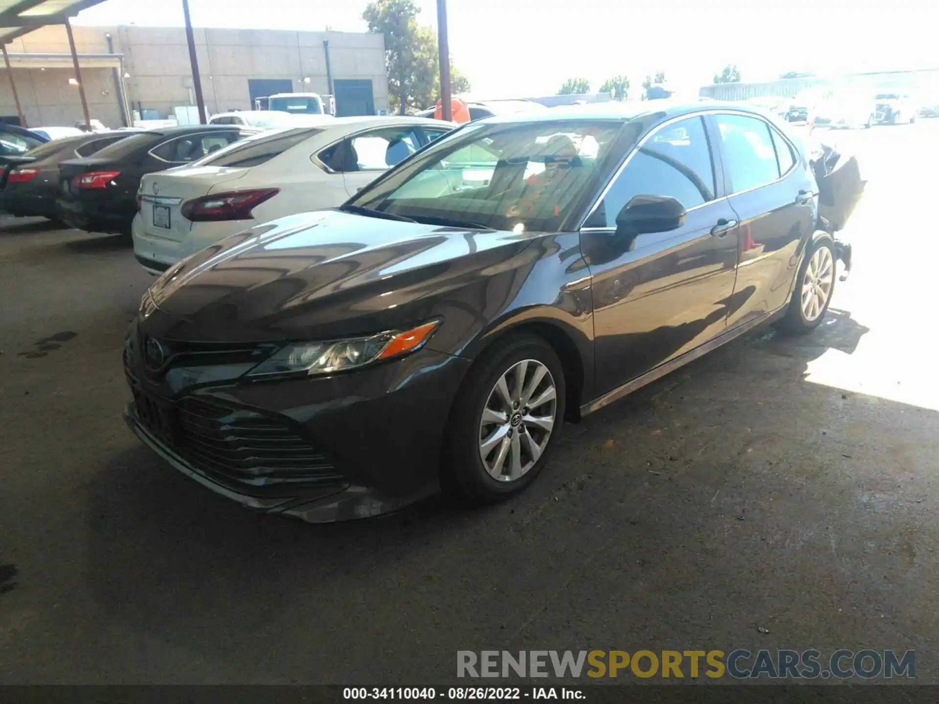 2 Photograph of a damaged car 4T1B11HK3KU284863 TOYOTA CAMRY 2019