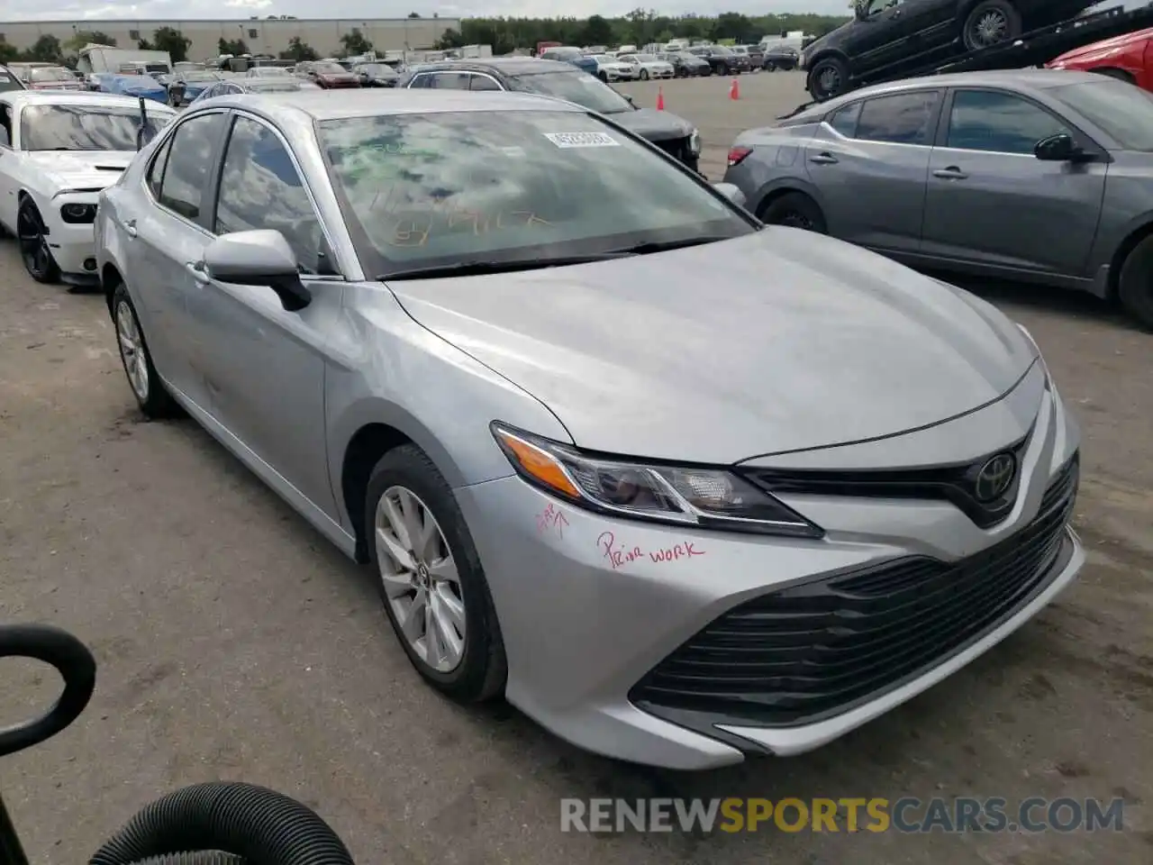 1 Photograph of a damaged car 4T1B11HK3KU286533 TOYOTA CAMRY 2019