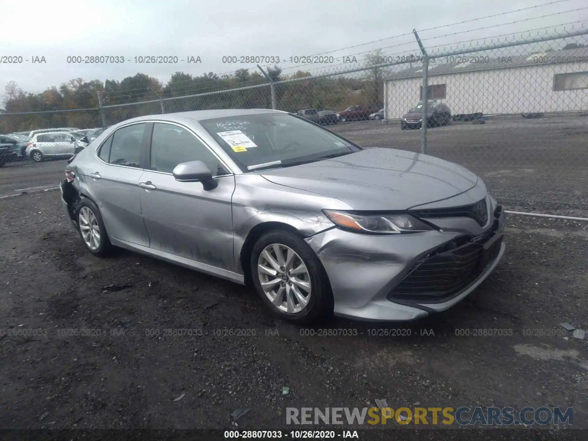 1 Photograph of a damaged car 4T1B11HK3KU287259 TOYOTA CAMRY 2019