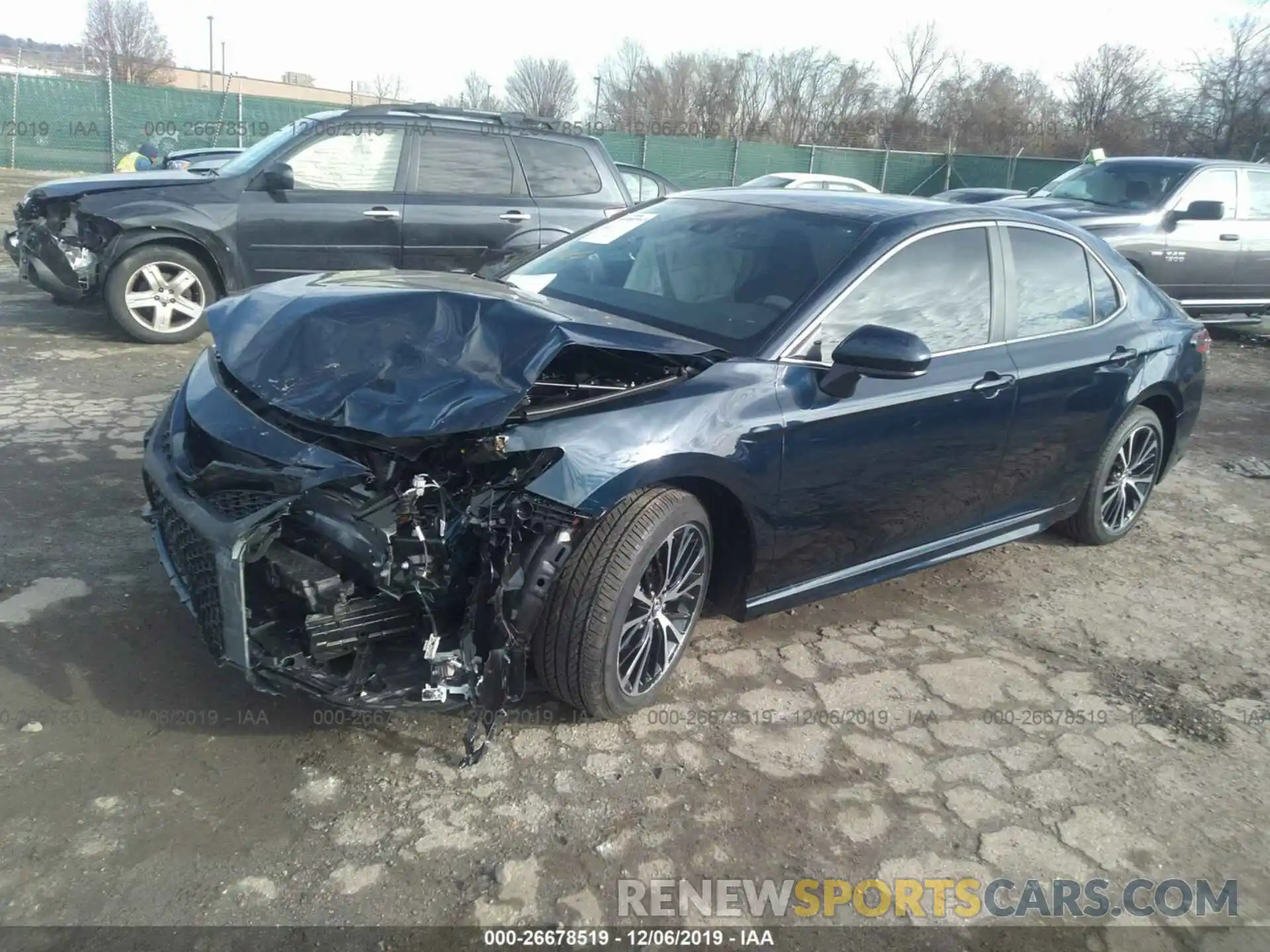 2 Photograph of a damaged car 4T1B11HK3KU287343 TOYOTA CAMRY 2019