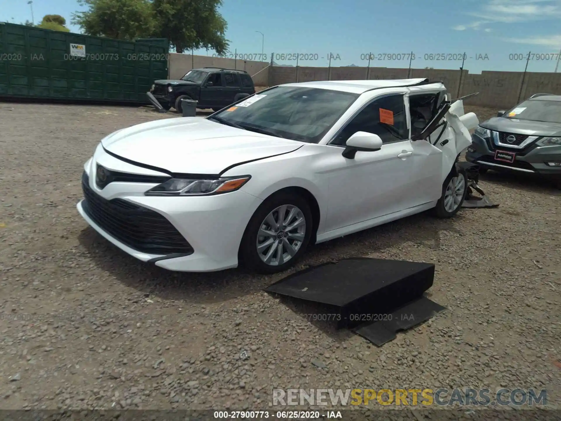 2 Photograph of a damaged car 4T1B11HK3KU289738 TOYOTA CAMRY 2019