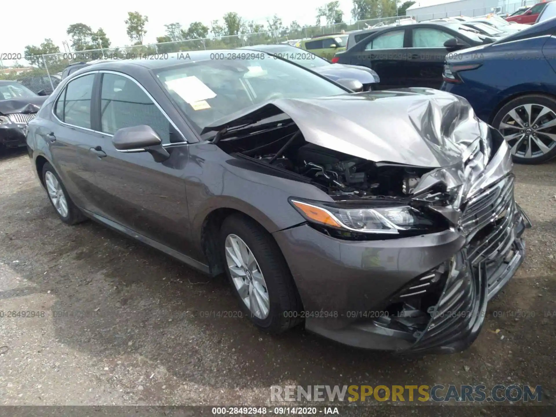 1 Photograph of a damaged car 4T1B11HK3KU291392 TOYOTA CAMRY 2019