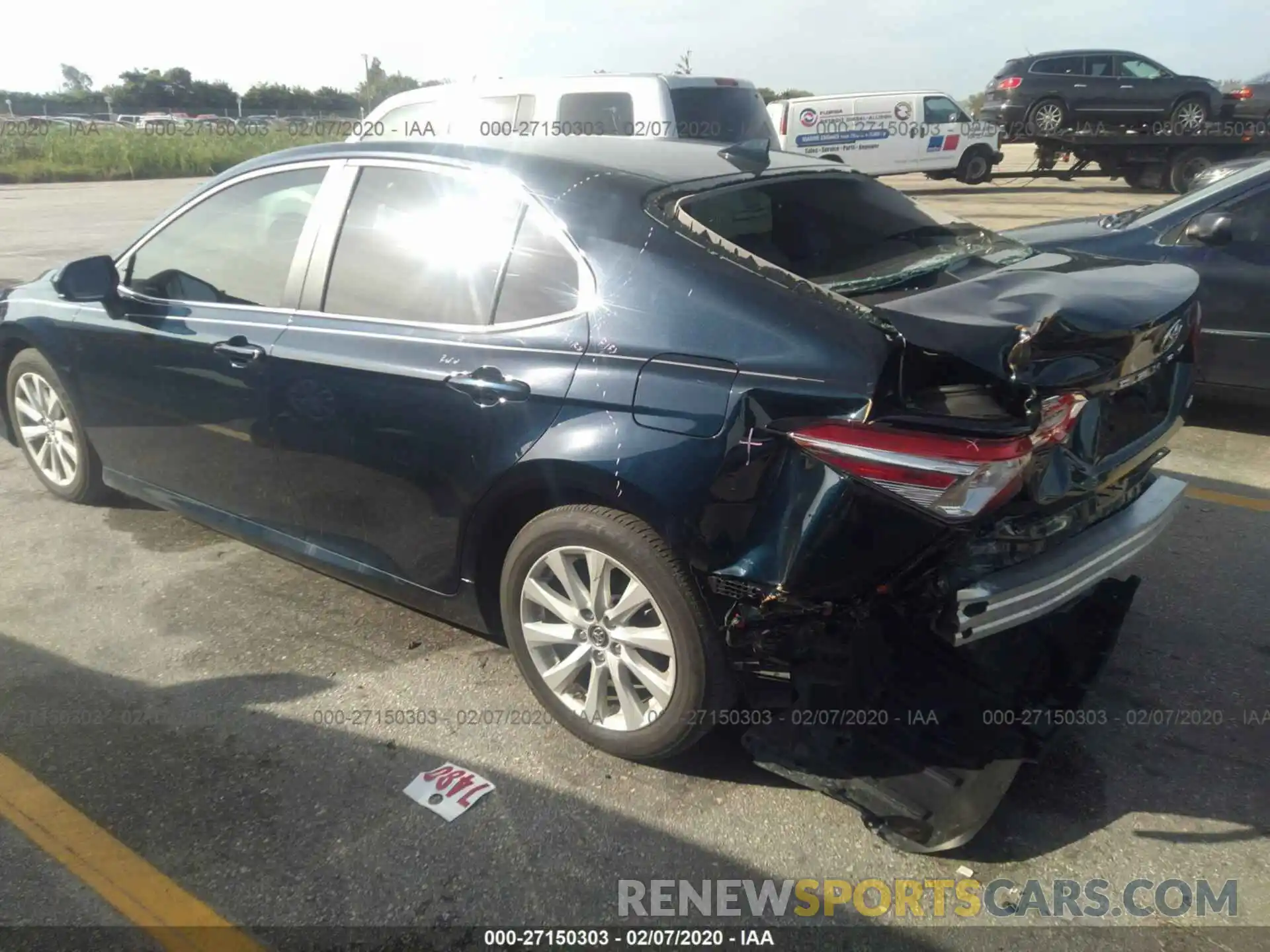 3 Photograph of a damaged car 4T1B11HK3KU291652 TOYOTA CAMRY 2019