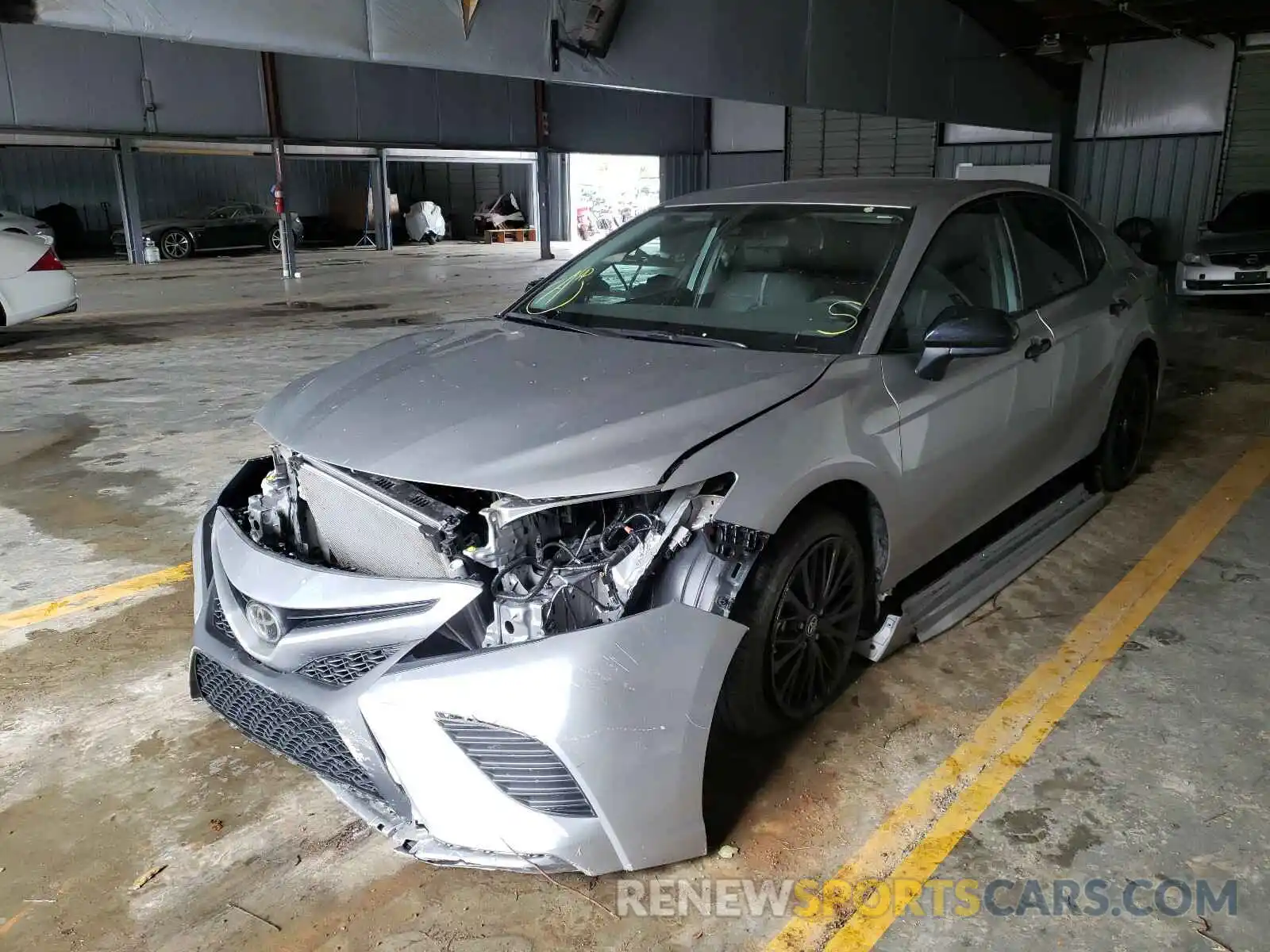 2 Photograph of a damaged car 4T1B11HK3KU293854 TOYOTA CAMRY 2019