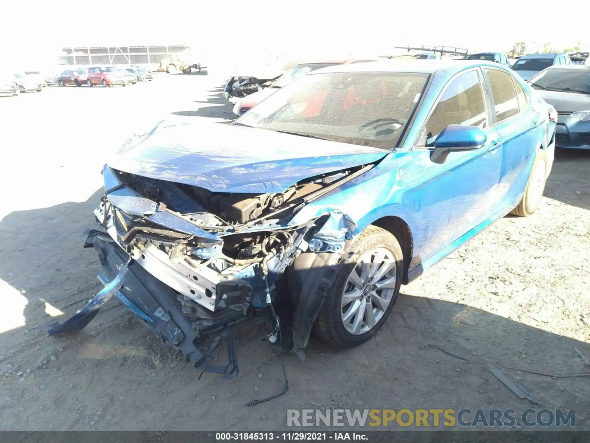 2 Photograph of a damaged car 4T1B11HK3KU294082 TOYOTA CAMRY 2019