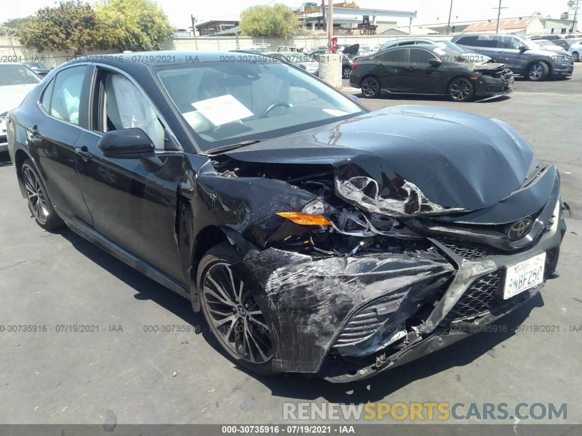 1 Photograph of a damaged car 4T1B11HK3KU297483 TOYOTA CAMRY 2019