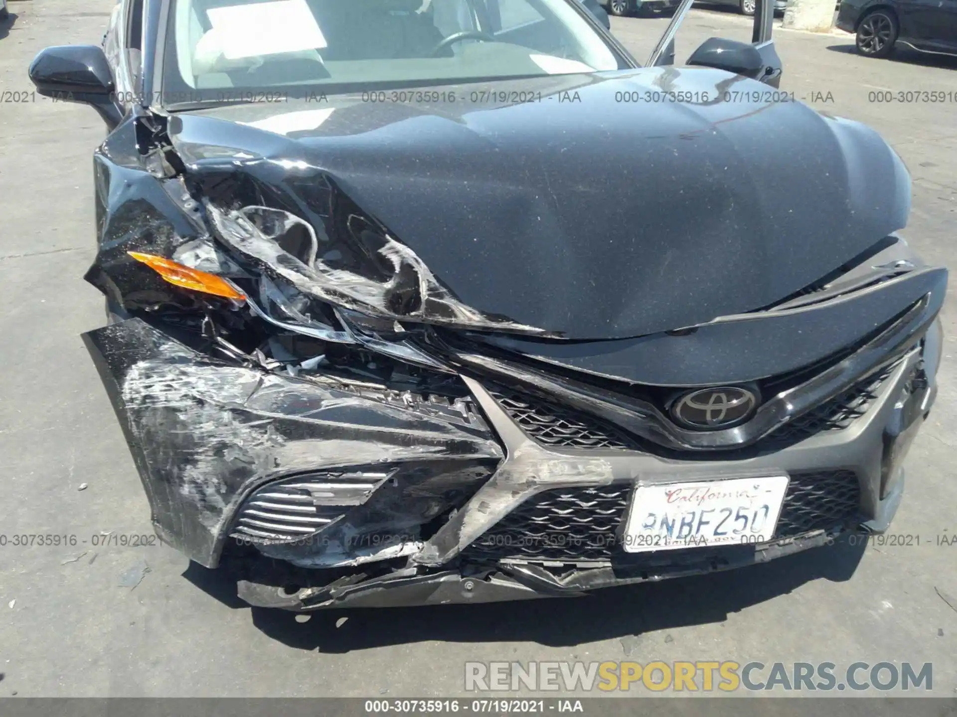 6 Photograph of a damaged car 4T1B11HK3KU297483 TOYOTA CAMRY 2019